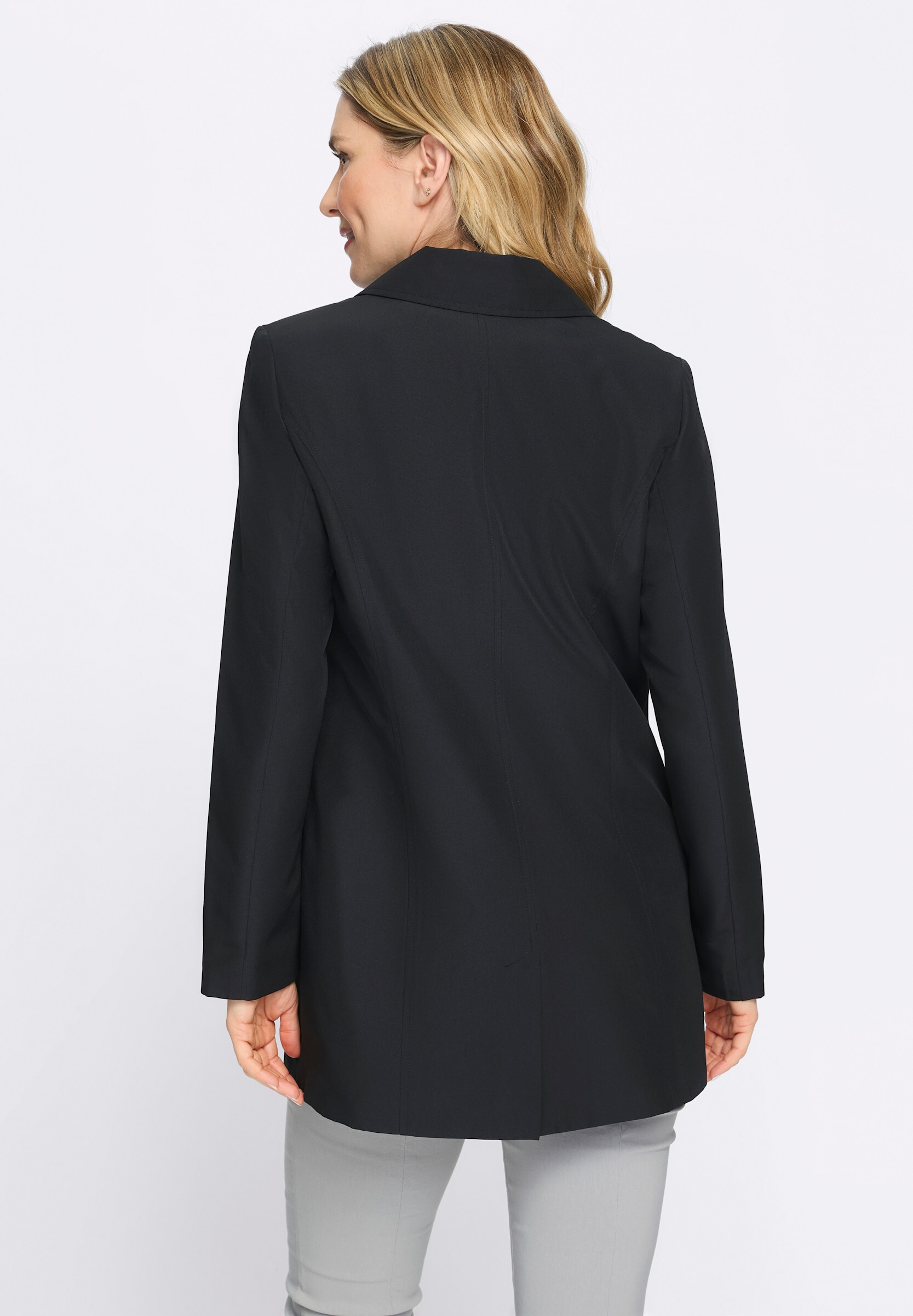 Sieh an! Blusenblazer »Longblazer Longblazer mit Futter im Leo-Dessin«