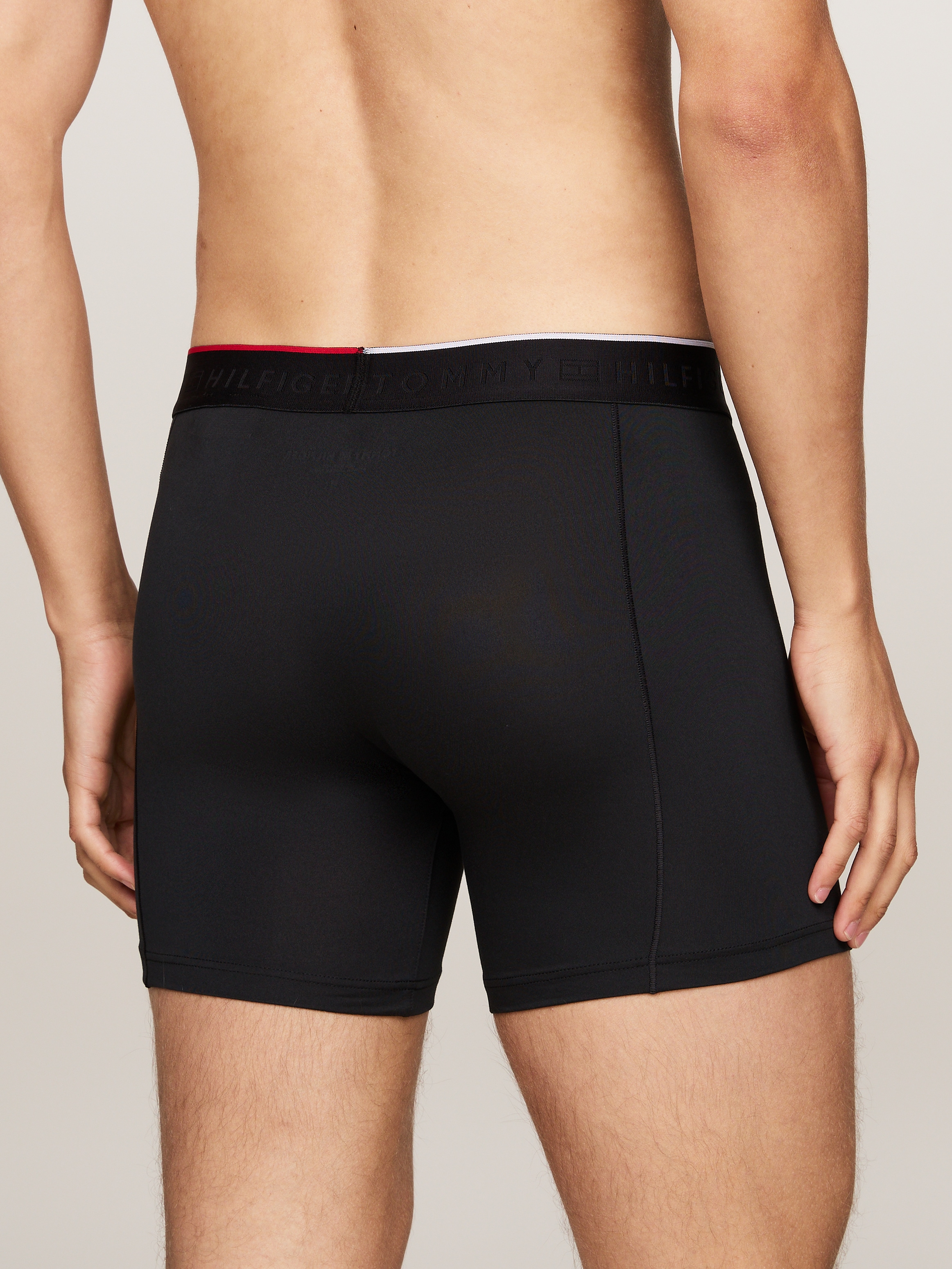 Tommy Hilfiger Underwear Boxer »3P BOXER BRIEF«, (Packung, 3 St., 3er), mit Logobund