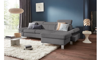 exxpo - sofa fashion Ecksofa, mit Kopf- bzw. Rückenverstellung, wahlweise mit... kaufen