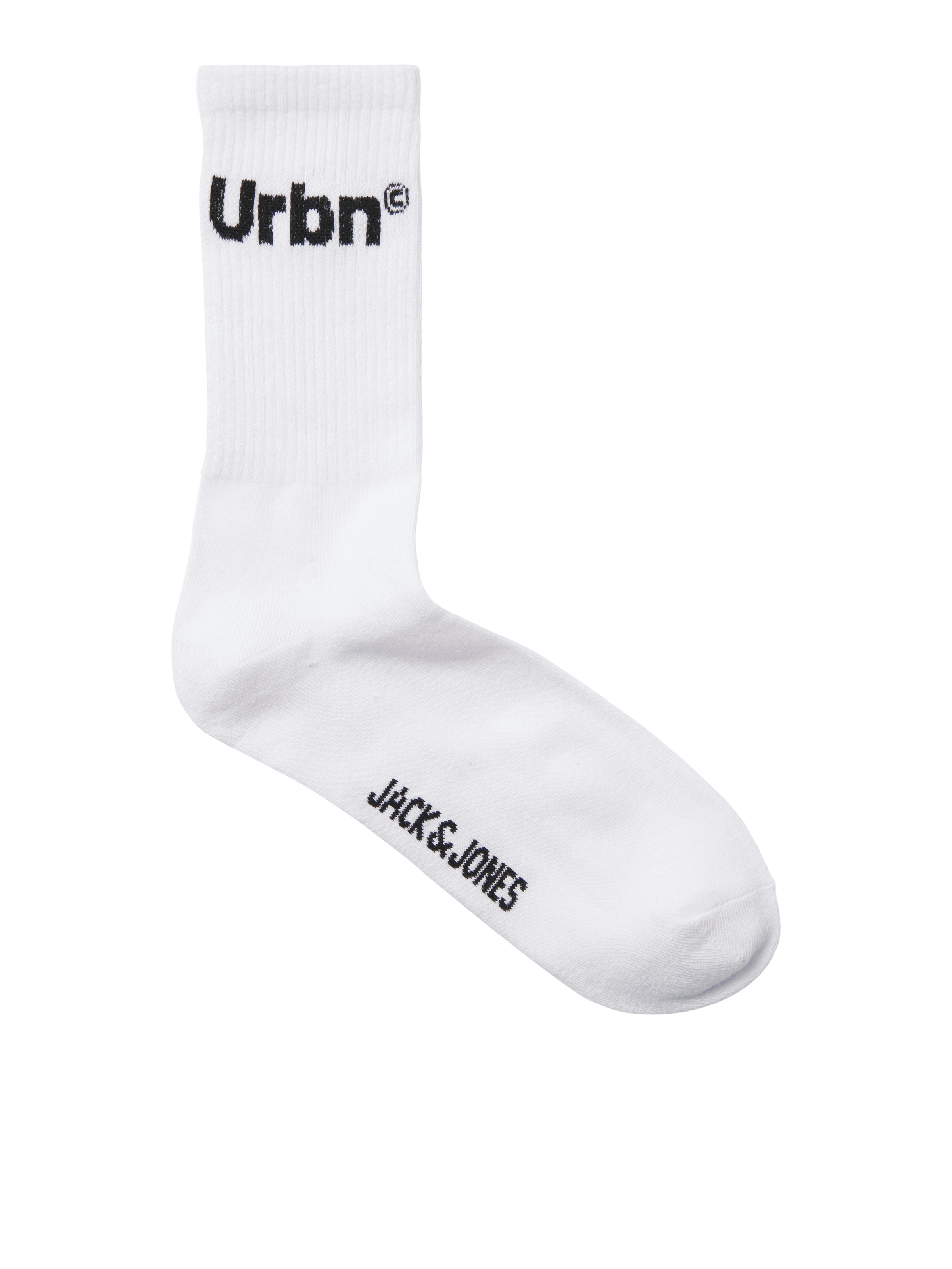 Jack & Jones Freizeitsocken »JACURBN TENNIS SOCKS 7 PACK SN«, (Packung, 7 Paar), mit Schriftzug