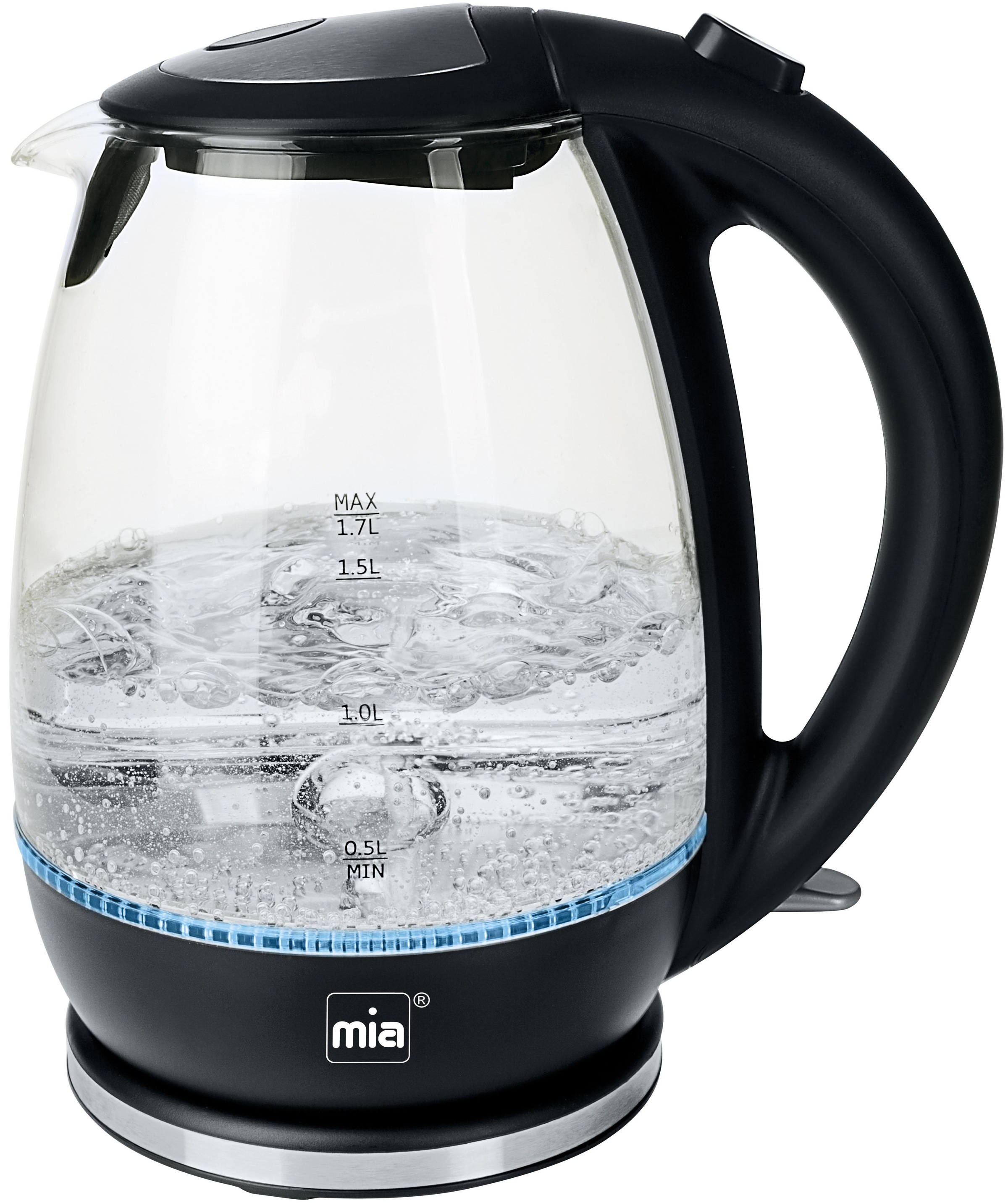 Wasserkocher, Glas EW3682, 1,7 Liter, 2200 Watt