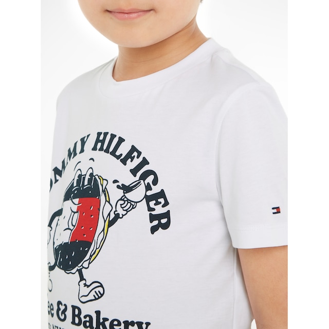 Tommy Hilfiger T-Shirt »TOMMY BAGELS TEE S/S«, mit Frontprint online bei  OTTO