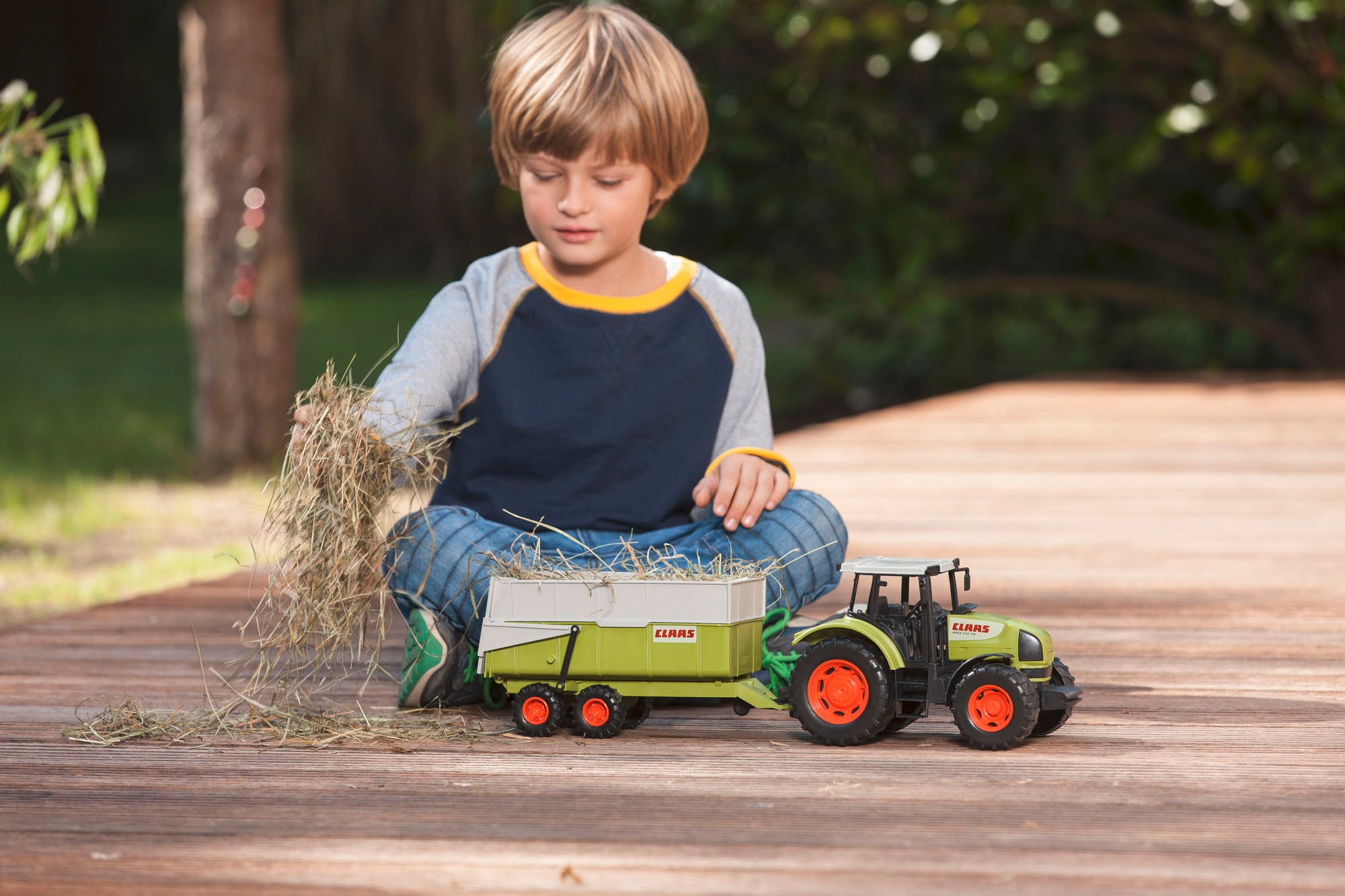 Dickie Toys Spielzeug-Traktor »CLAAS Ares Set«, mit Kipper