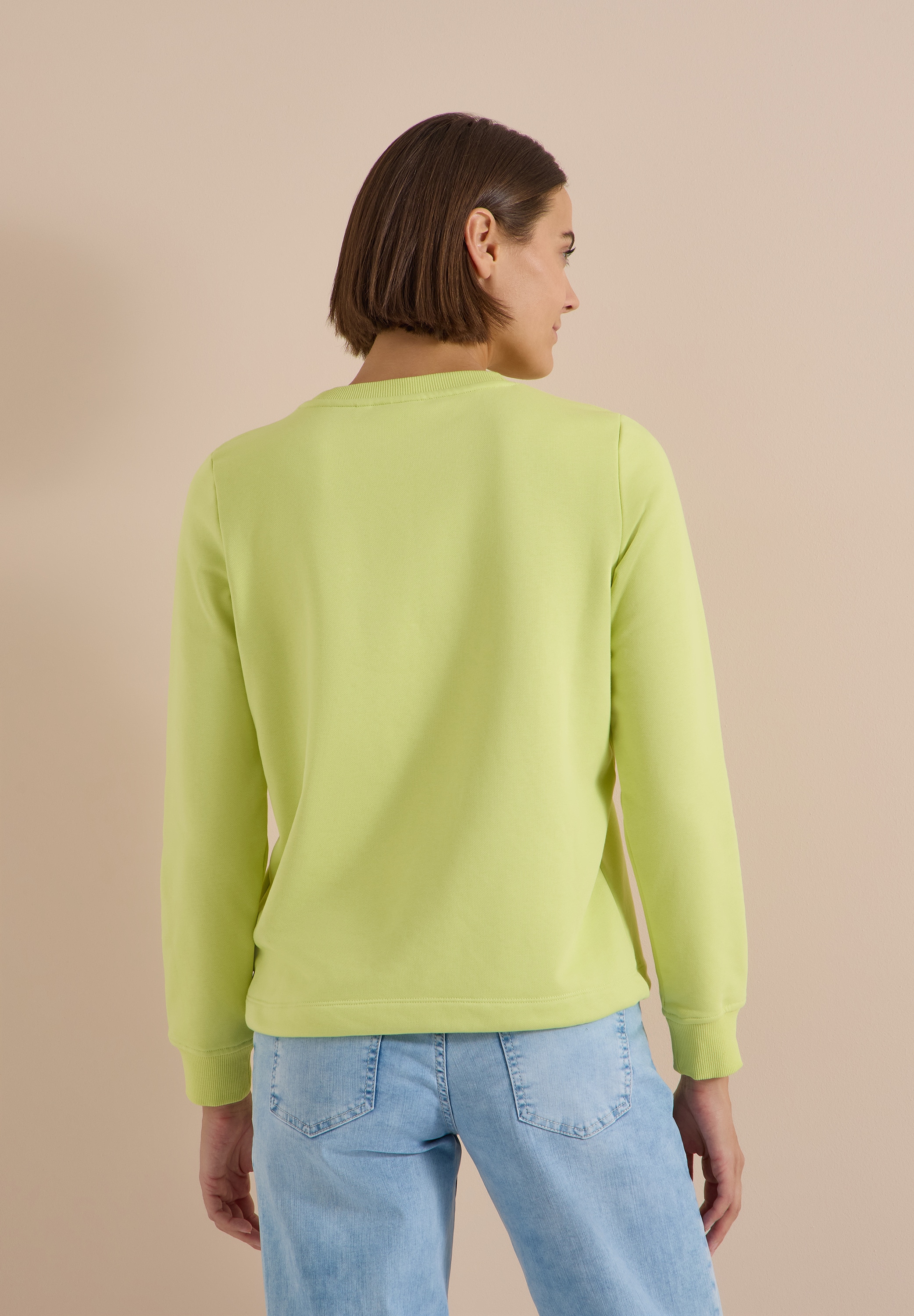 Cecil Sweater , mit Rundhals und Tunnelzug
