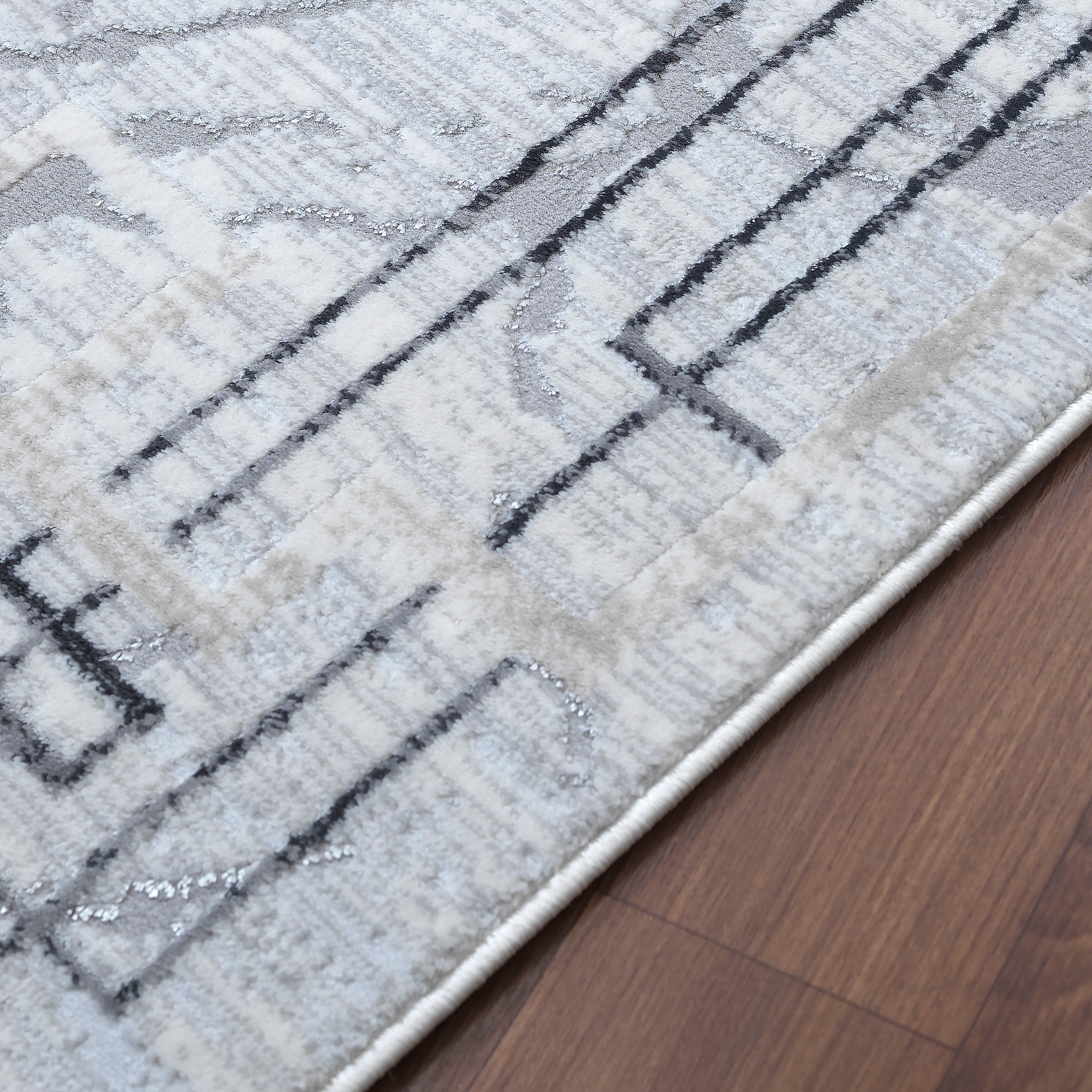 Sanat Teppich »Harmony 3214« rechteckig 12 mm Höhe abstrakter Kurzflorteppich, Wohnzimmer, auch als Läufer