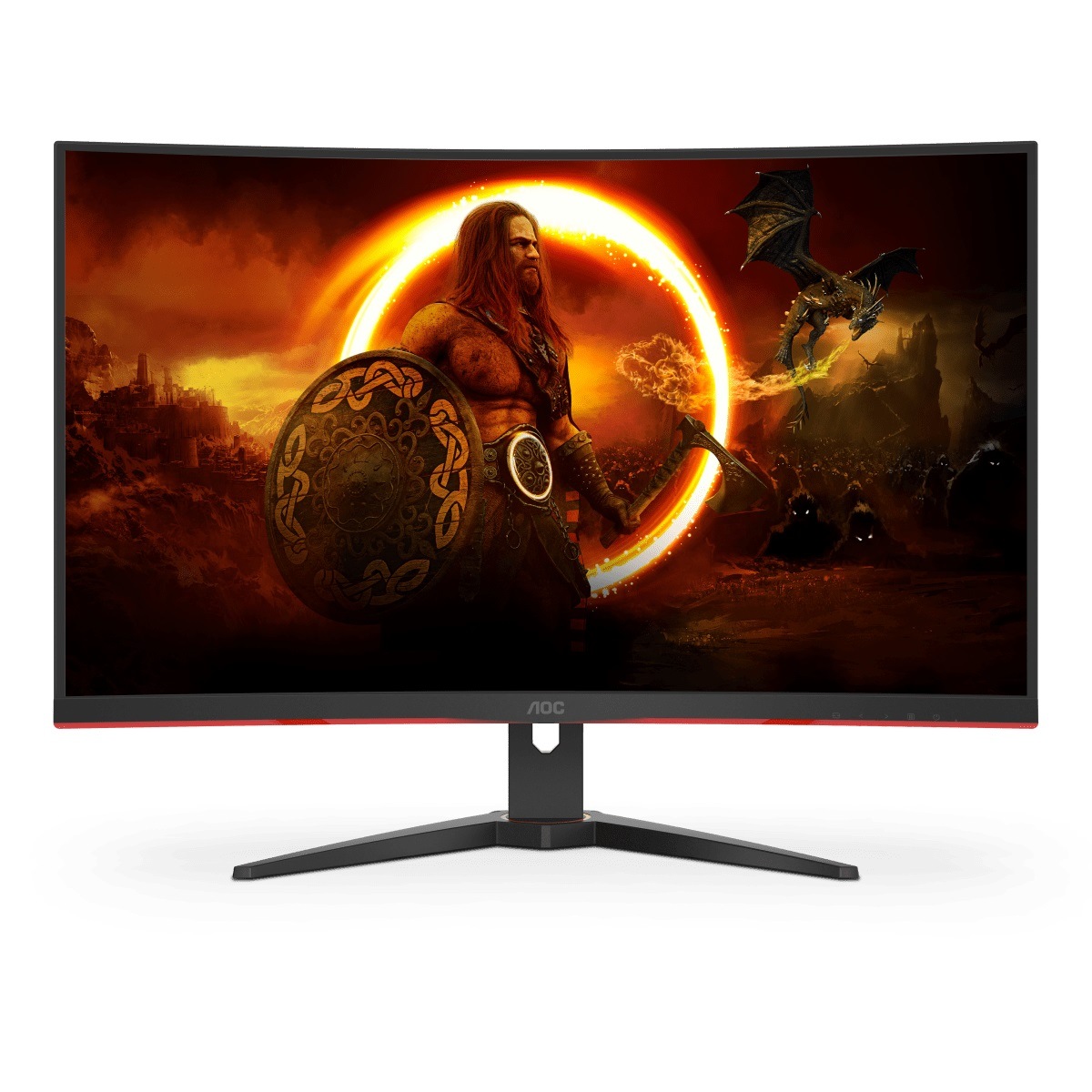 AOC Gaming-Monitor »CQ32G2SE/BK«, 80 cm/32 Zoll, 2560 x 1440 px, QHD, 1 ms Reaktionszeit, 165 Hz