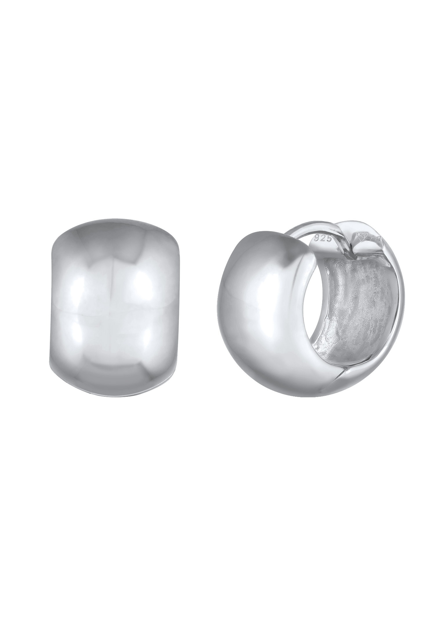 Elli Premium Paar Creolen »Ohrringe Creolen 925 Sterling Silber vergoldet«