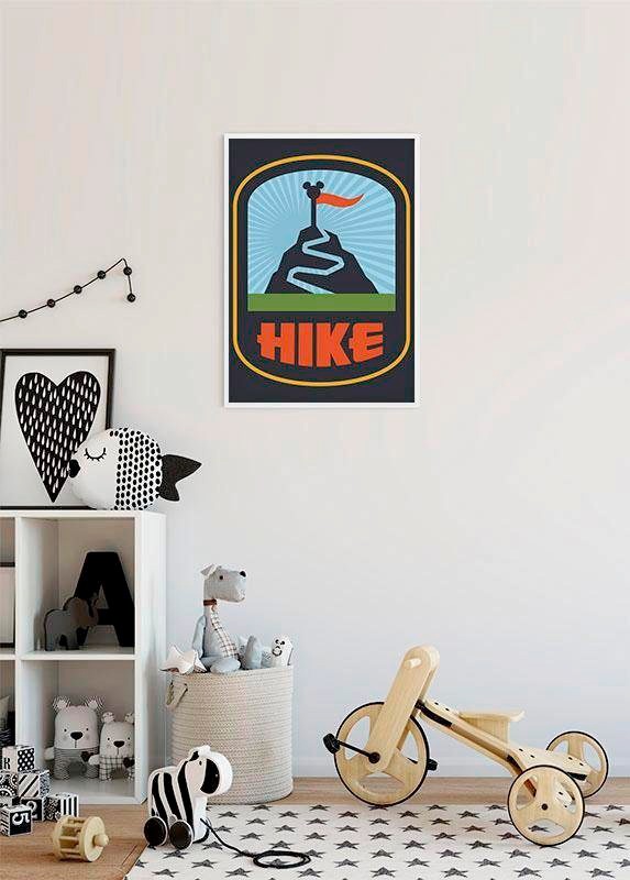Komar Bild »Mickey Mouse Hike«, Disney, (1 St.), Wandbild zur Dekoration im Kinderzimmer - ohne Rahmen