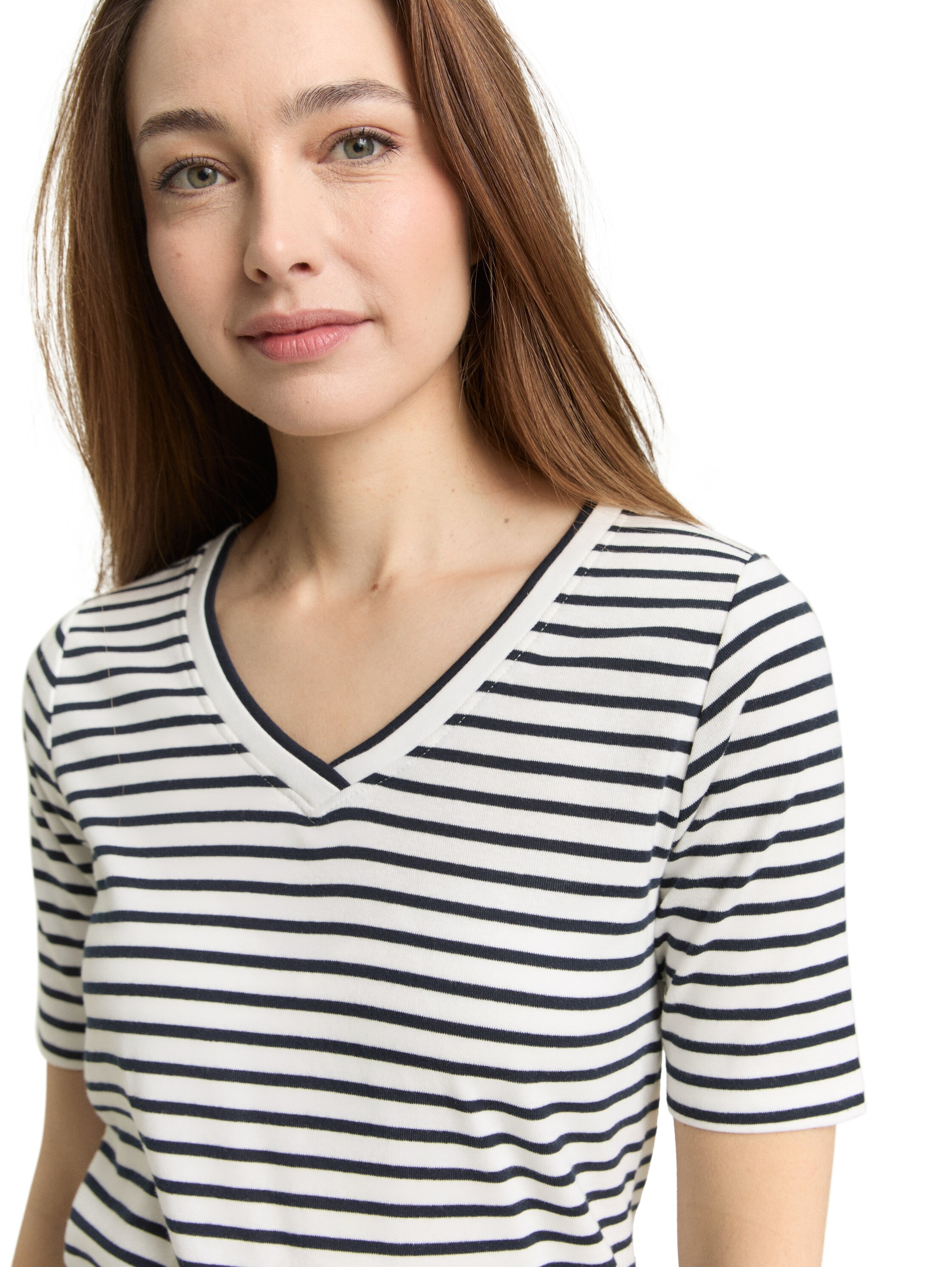 TOM TAILOR T-Shirt mit Kontrast Detail