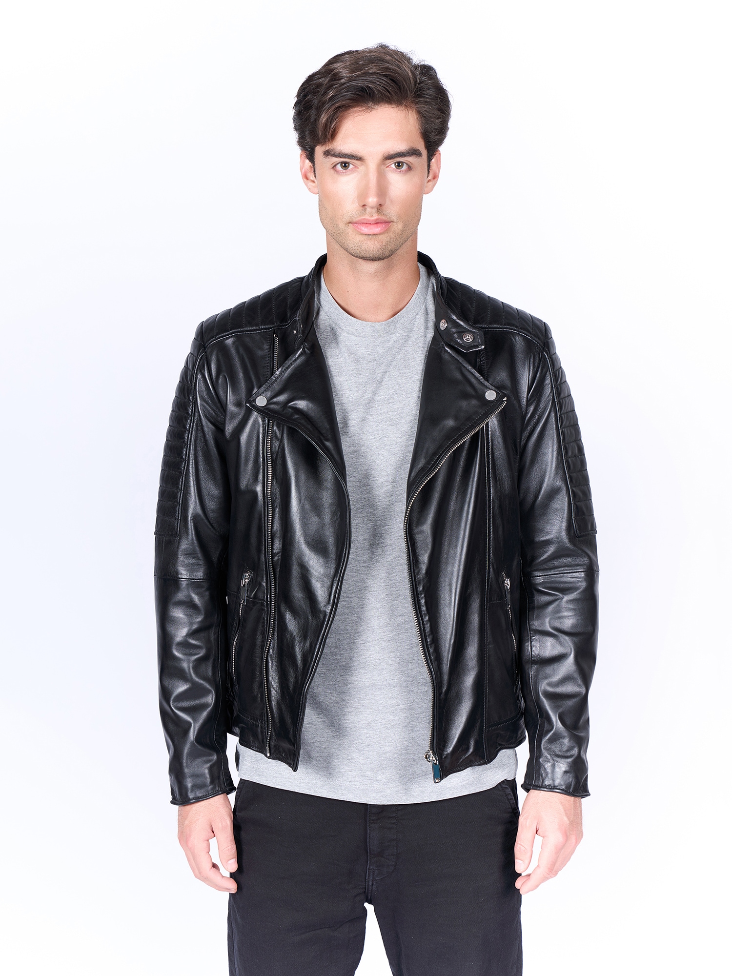 Freaky Nation Lederjacke »Crossover-FN«