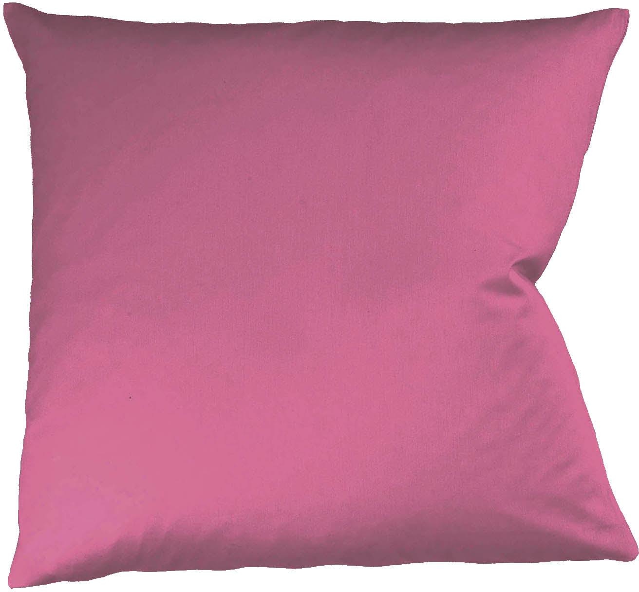 fleuresse Kissenbezug »Colours Mako Satin, 100% Baumwolle, mit Reißverschluss« Mako Satin, glänzend, glatt, Premium Qualität