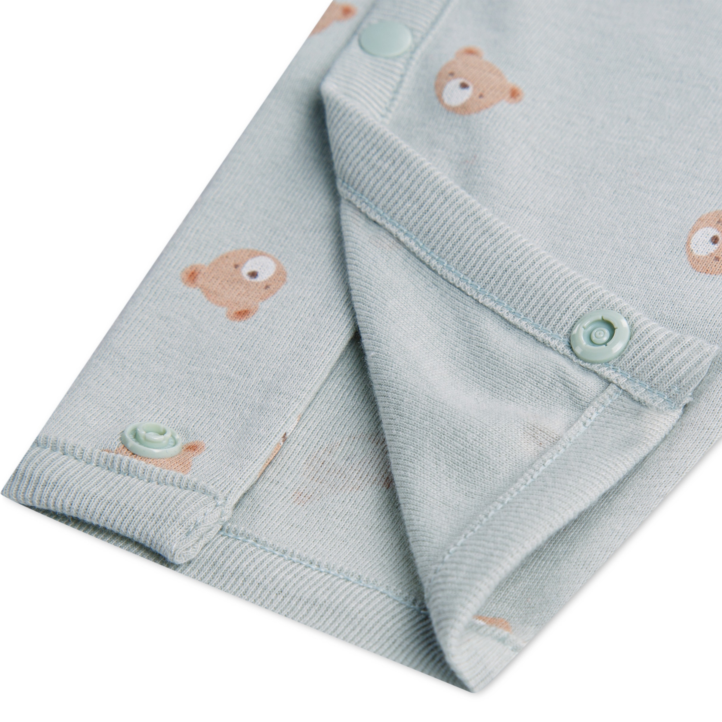 HUGGIES babywear Strampler »HUGN COVERALL« Langarm-Overall mit durchgehender Knopfleiste und Allover-Prints