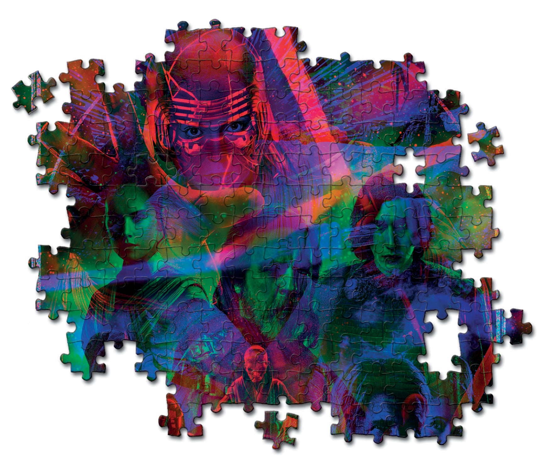 Clementoni® Puzzle »Star Wars - The Metamorphic Art Collection Episode 7-8-9« Mit Licht; Made in Europe