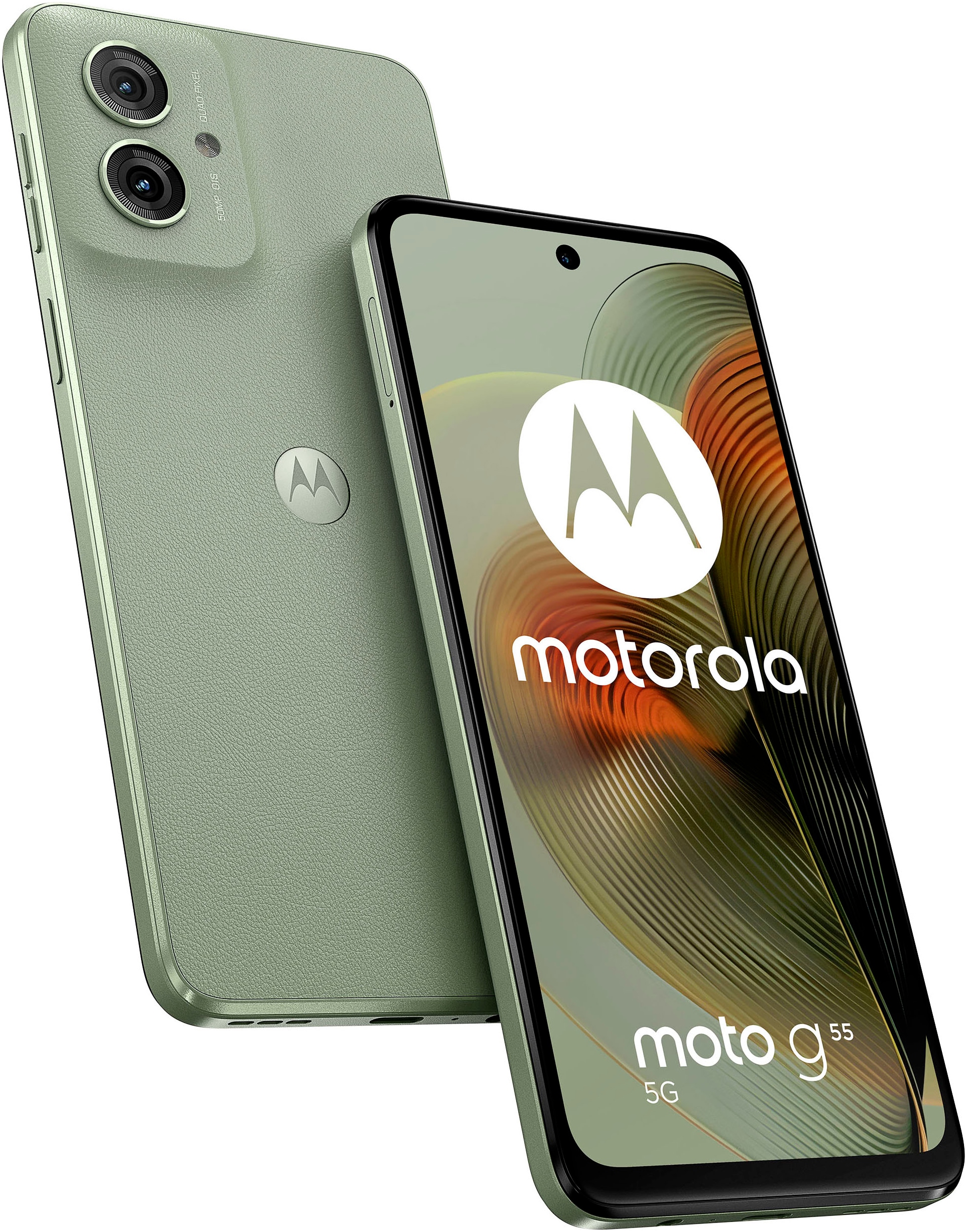 Smartphone »moto g55 5G«, Smoky Green, 256 GB Speicherplatz