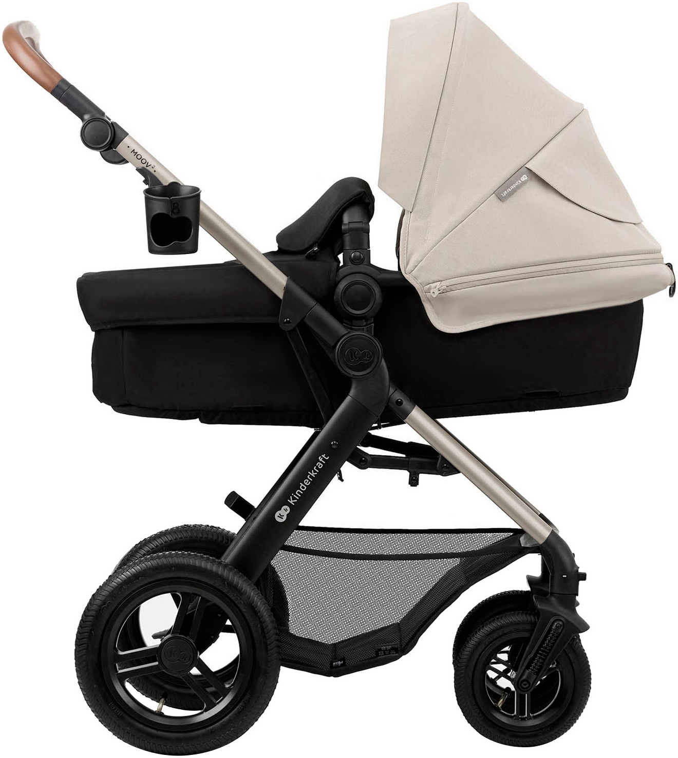 Kinderkraft Kombi-Kinderwagen »MOOV 2 4in1 AIR« 27 kg mit Luftreifen
