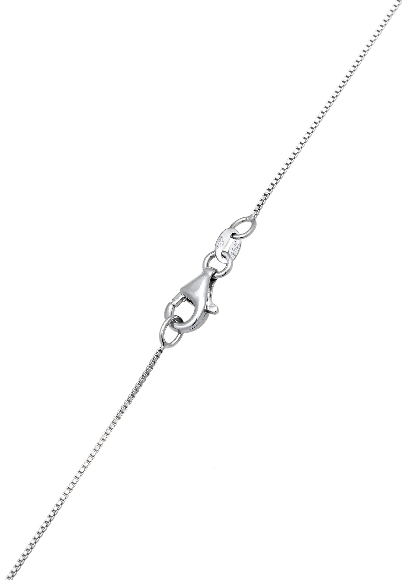 Elli Silberkette »Halskette Herz Zirkonia Anhänger Liebe 925 Silber«