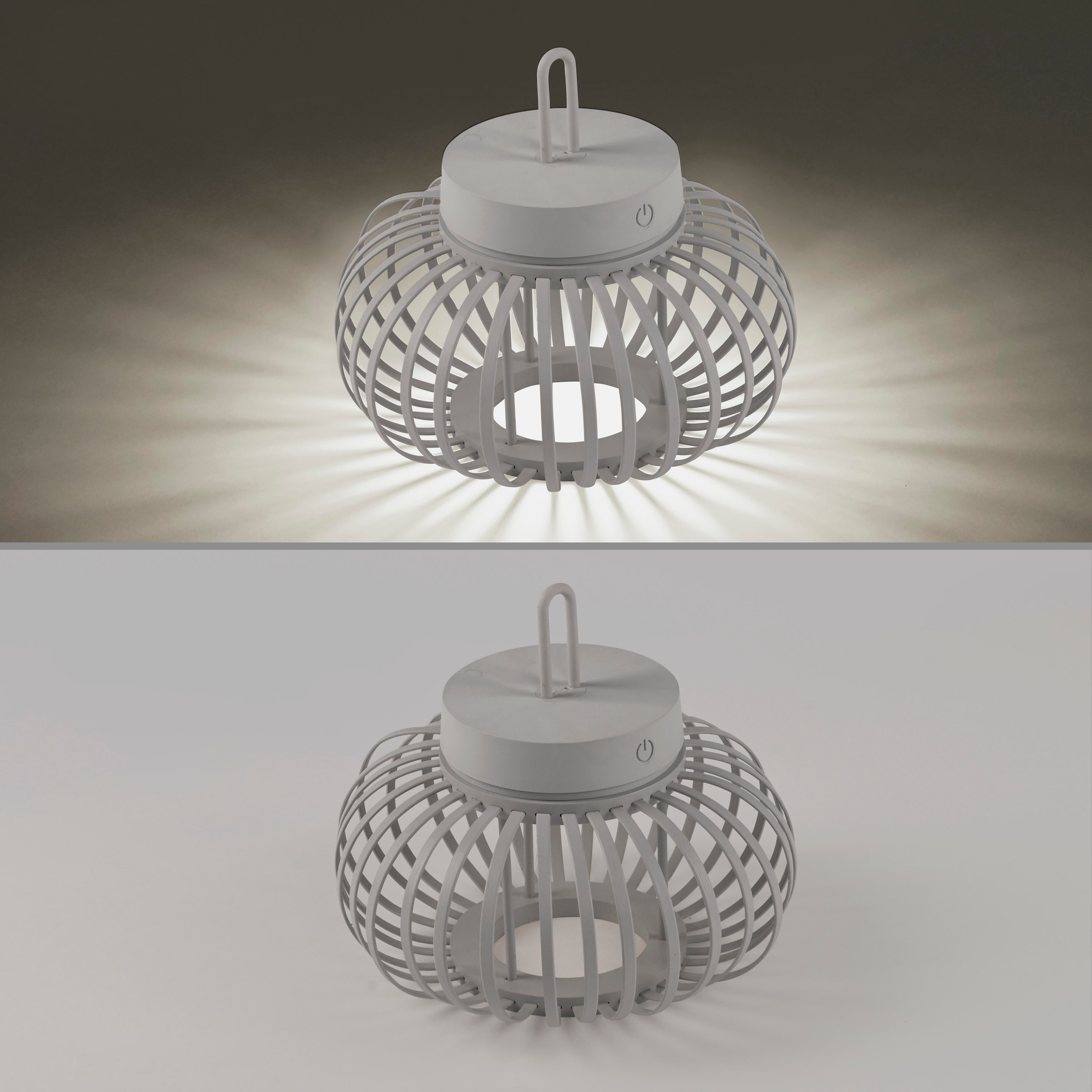 JUST LIGHT Pendelleuchte »AKUBA« LED-Modul 1 Stk. Warmweiß Akkuleuchte