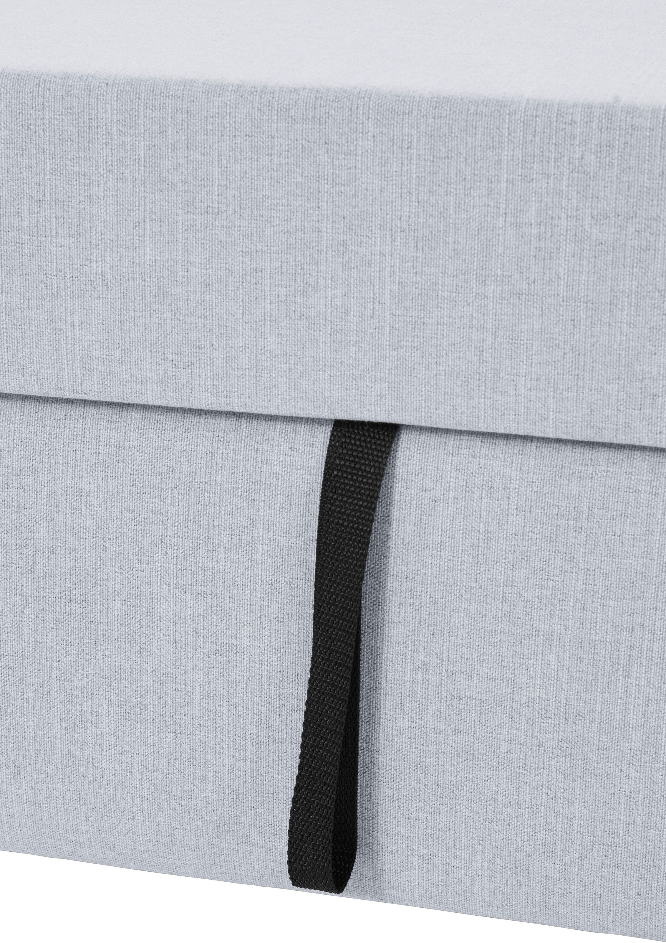 OTTO products Wohnlandschaft »Grazzo, aktuelle Steppung im Sitz, viel Platz, zeitlos, U-Form«, hochwertige Stoffe aus recyceltem Material, Steppung im Sitzbereich