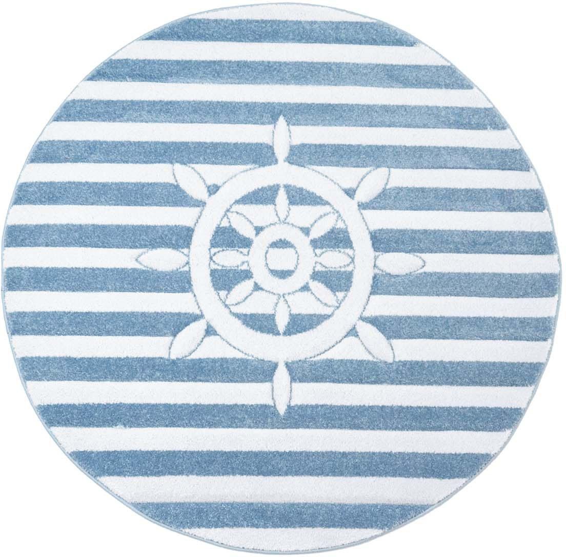 Carpet City Kinderteppich »Bueno Kids 1985«, rund, 13 mm Höhe