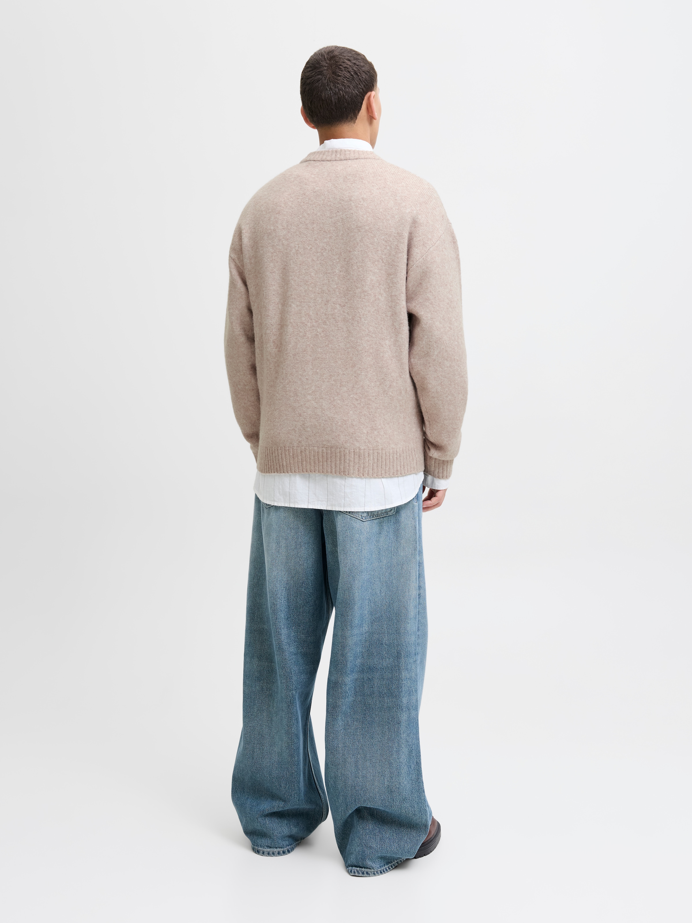 Jack & Jones Strickpullover »JJESOHO OLLIE KNIT CREW NECK SN«