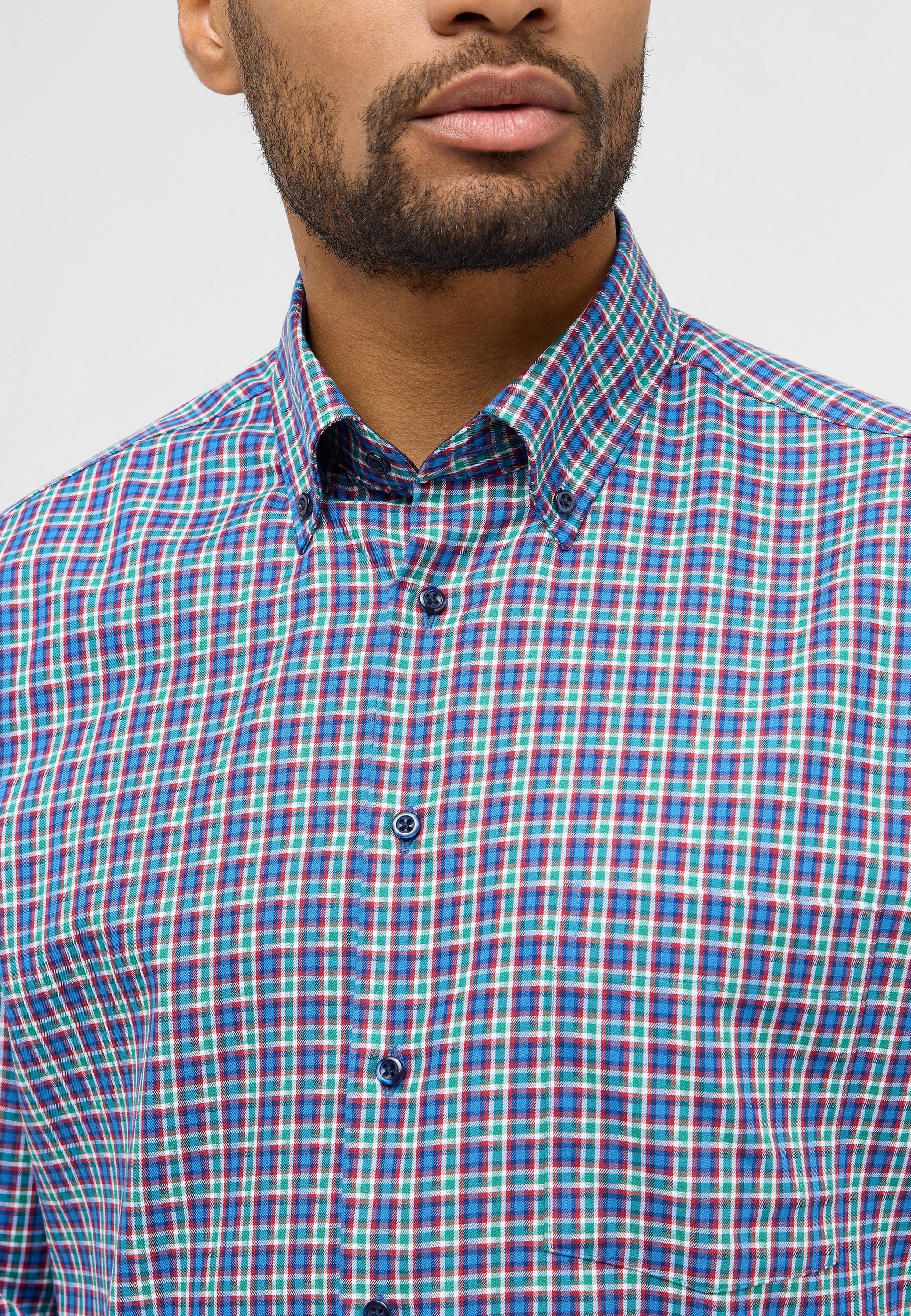 Eterna Langarmhemd »MODERN FIT«, NON IRON (bügelfrei)