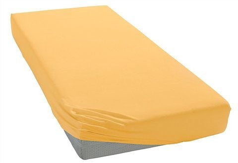 Bellana Spannbettlaken »Jersey-Elasthan Aqua in Gr. 90x200 in goldfarben, Größe 180x200 180x210 180x220 190x200 190x210 190x220 200x200 200x210...