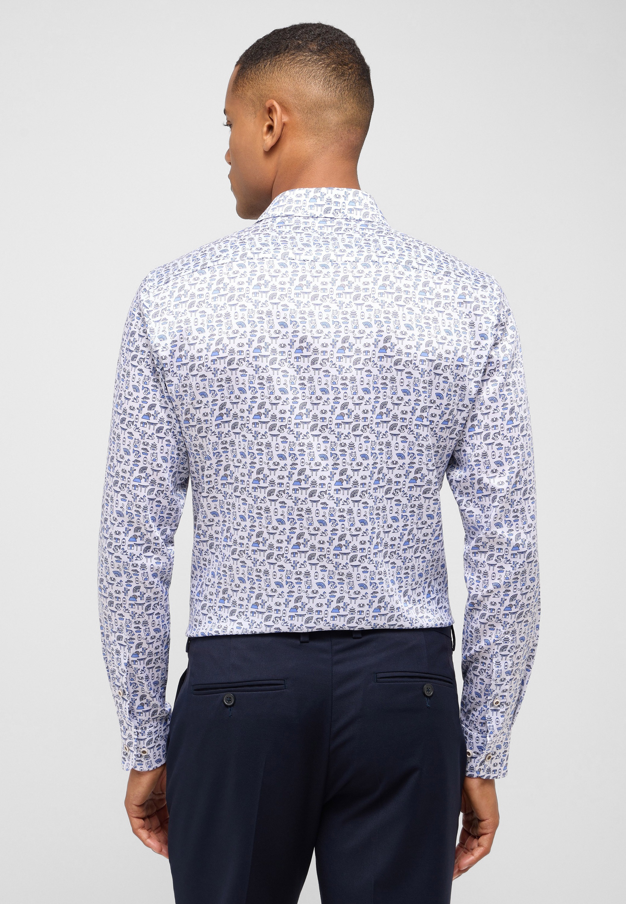 Eterna Langarmhemd »SLIM FIT«