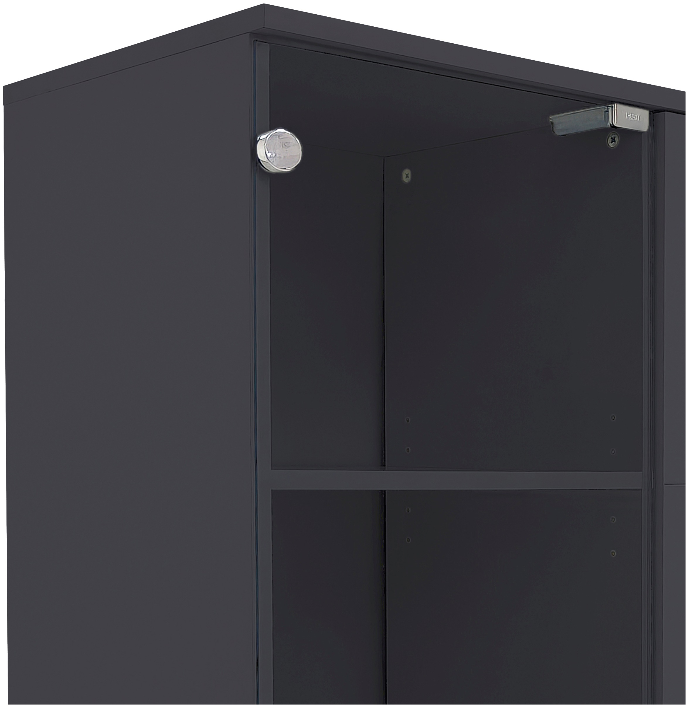 OTTO home Highboard »Maryd« Kommode, Midischrank, m. Glas- u. Holztüren, Einlegeböden, Breite 80cm
