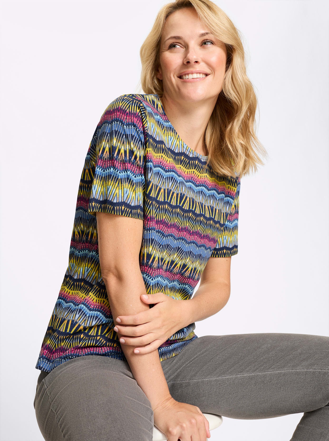 Classic Basics Rundhalsshirt »Rundhals-Shirt« 1 tlg.