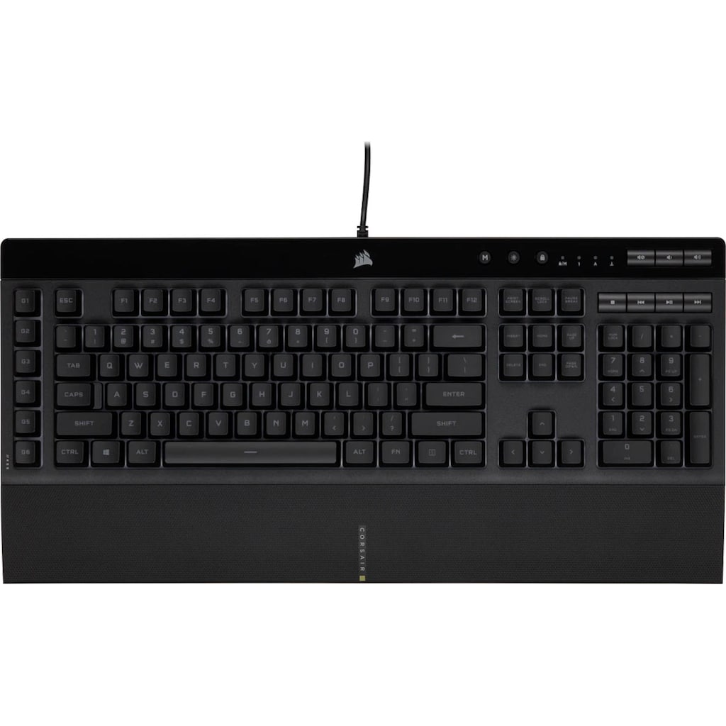 Corsair Gaming-Tastatur »K55 RGB PRO XT«, (Makrotasten-Ziffernblock-USB-Anschluss)