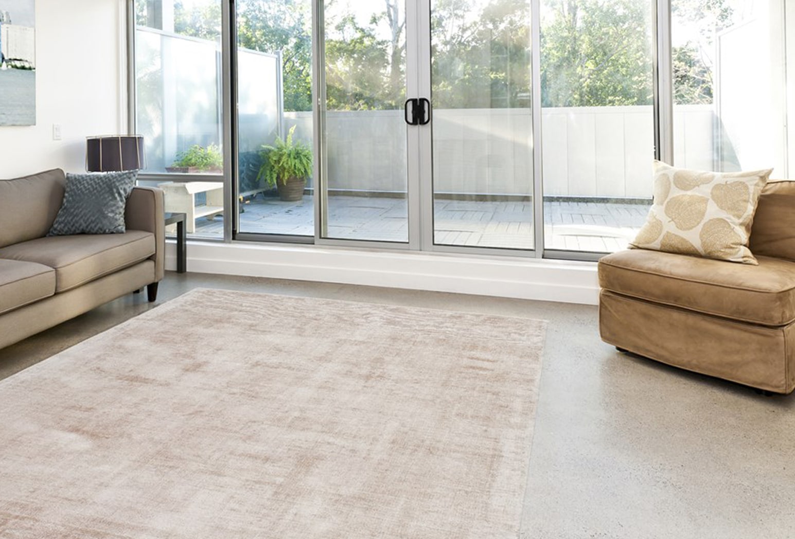calo-deluxe Teppich »Viteox 200«, rechteckig, 13 mm Höhe, Viskose, Kurzflor, Wohnzimmer