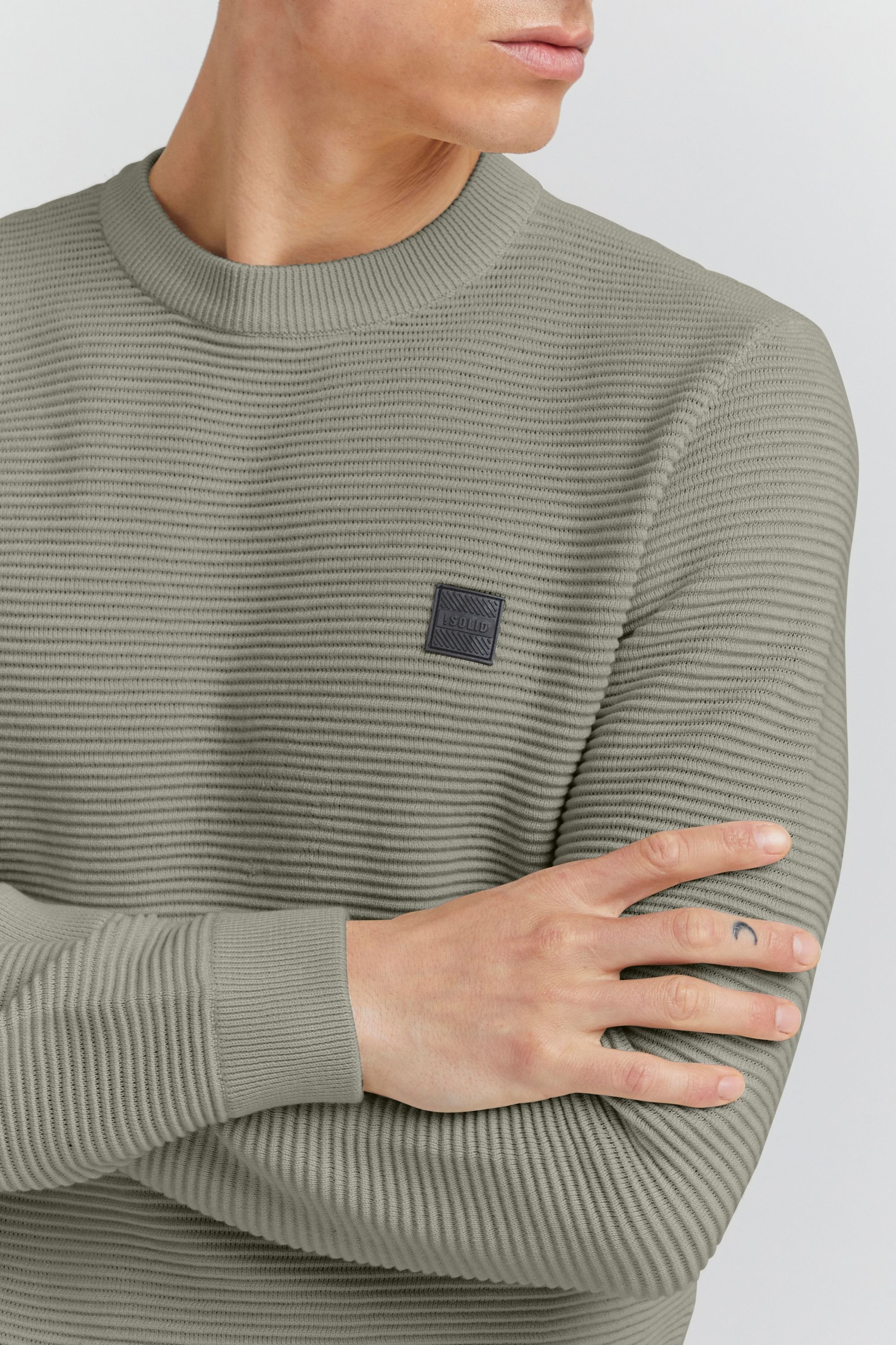 !Solid Strickfleece-Pullover »Strickpullover SDValencia«