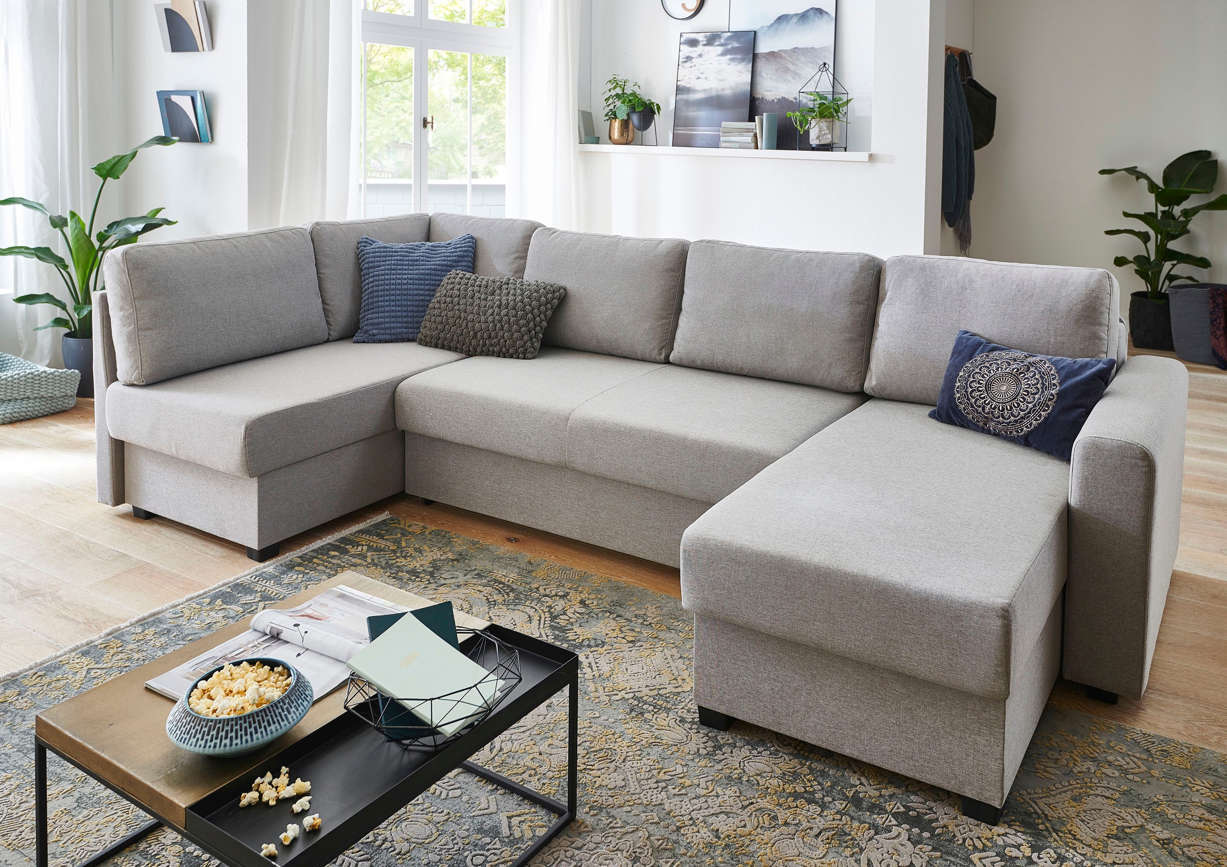 ATLANTIC home collection Wohnlandschaft, mit Bettfunktion