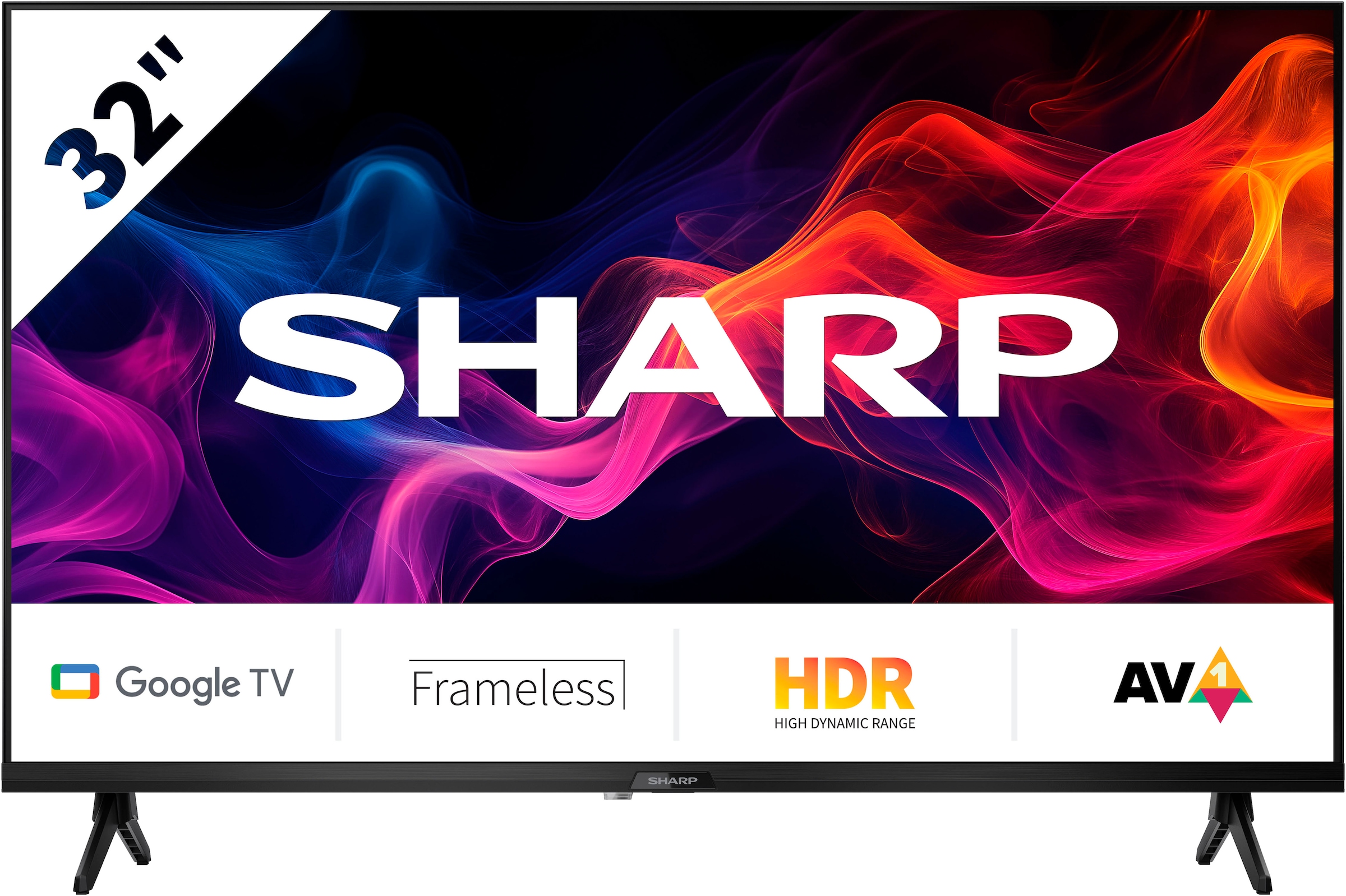 Sharp LED-Fernseher »1T-C32GFx«, HD-ready, Google TV