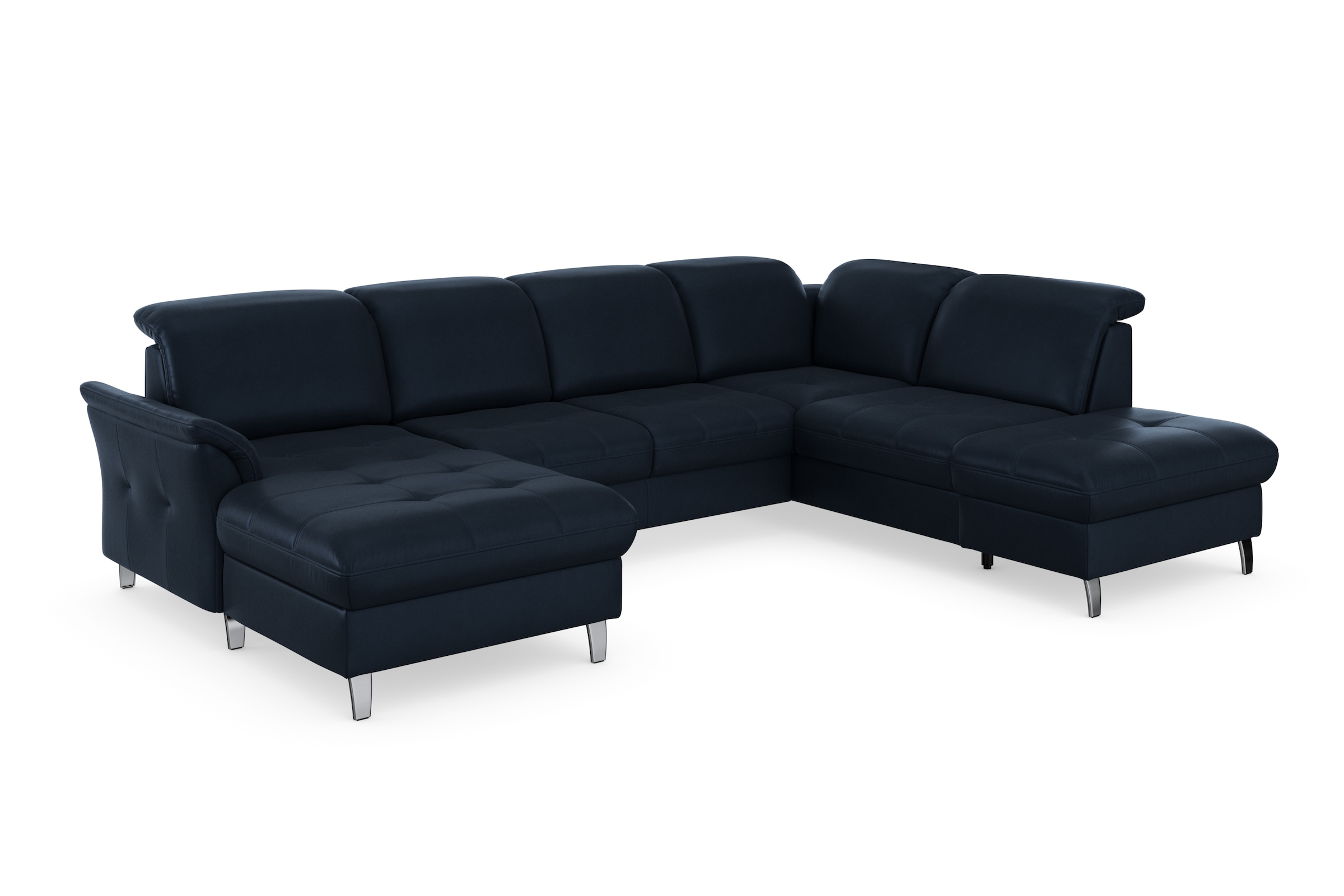 sit&more Wohnlandschaft »Maggiore U-Form«, wahlweise mit Kopfteilverstellung, Bettfunktion und Stauraum
