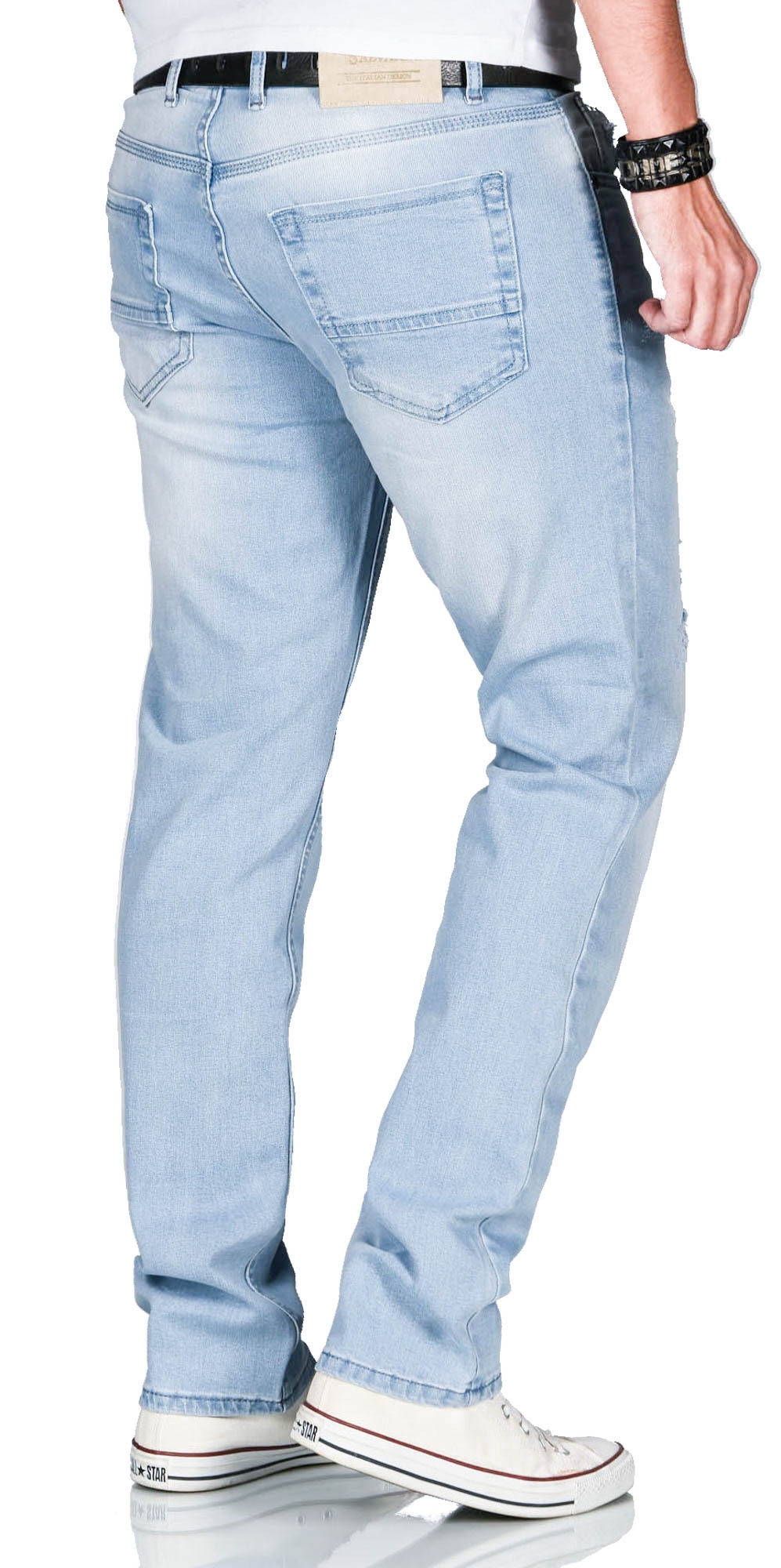 Alessandro Salvarini Slim-fit-Jeans »A. Salvarini Herren Jeans Multi AS160-AS165«