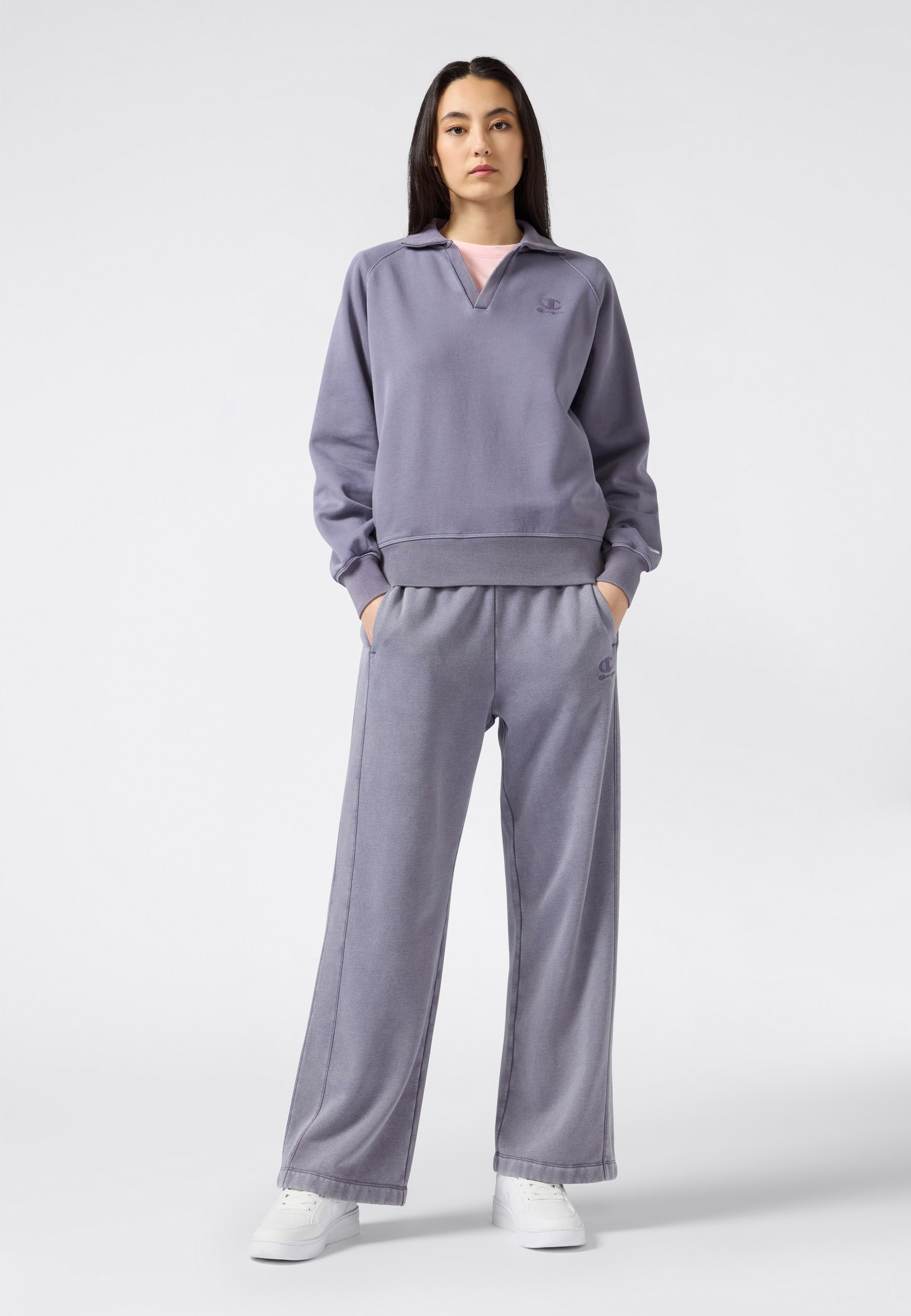 Champion Jogginghose »ICONS Wash Wide Leg Pants«, (1 tlg.)