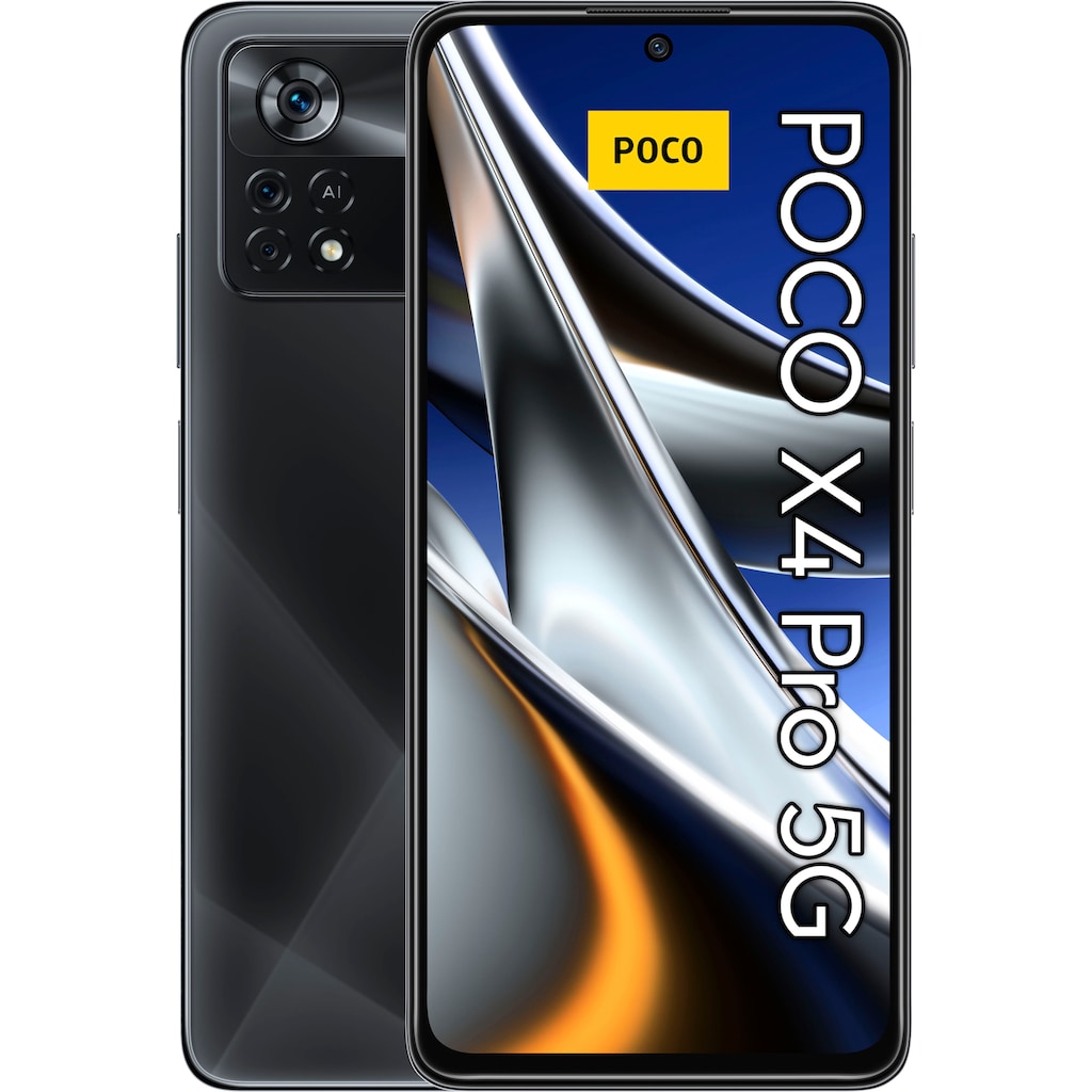 Xiaomi Smartphone »POCO X4 Pro 5G«, Laser Black, 16,94 cm/6,67 Zoll, 256 GB Speicherplatz, 108 MP Kamera