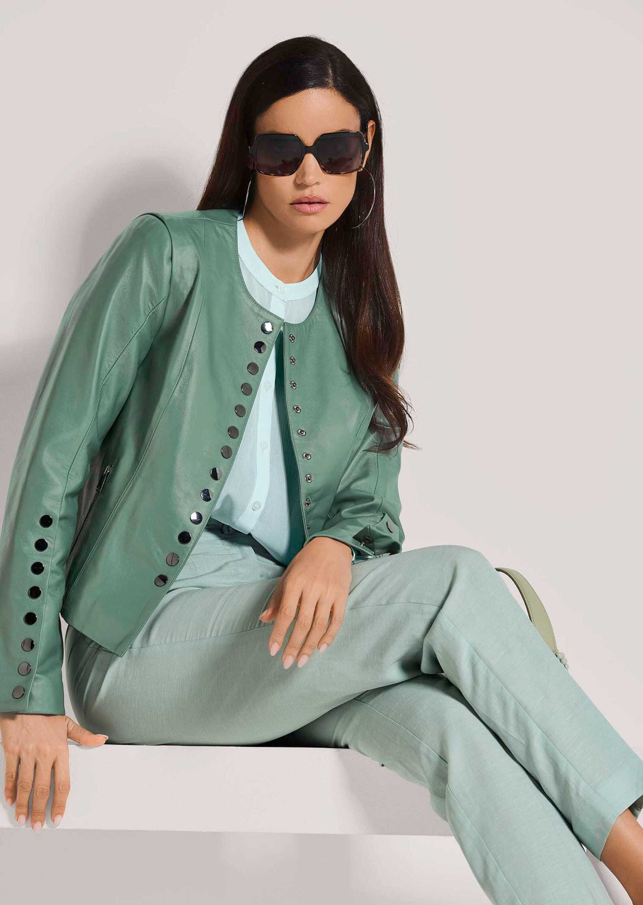 MADELEINE Lederjacke »Lederjacke Kurze Lederjacke aus Lammnappa«