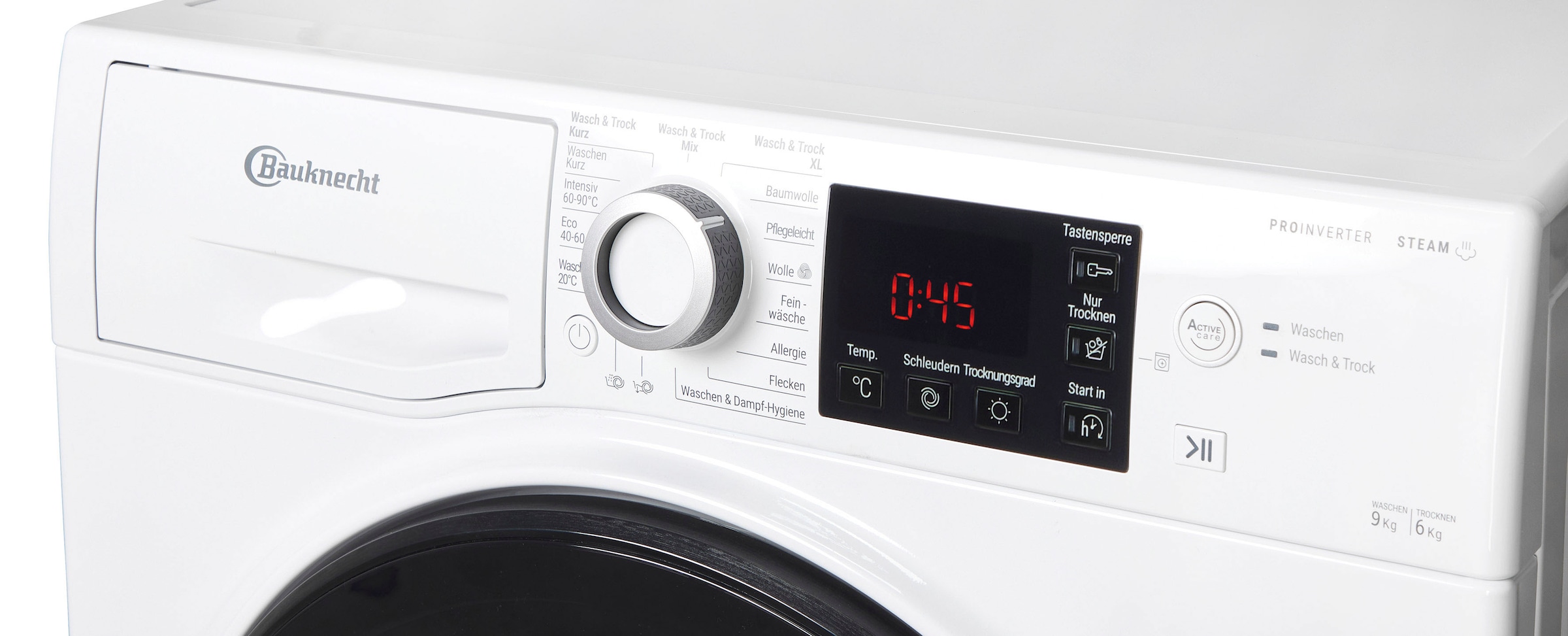 BAUKNECHT Waschtrockner »WT Super Eco 9614 C« 9 kg /6 kg 75 dB(A)