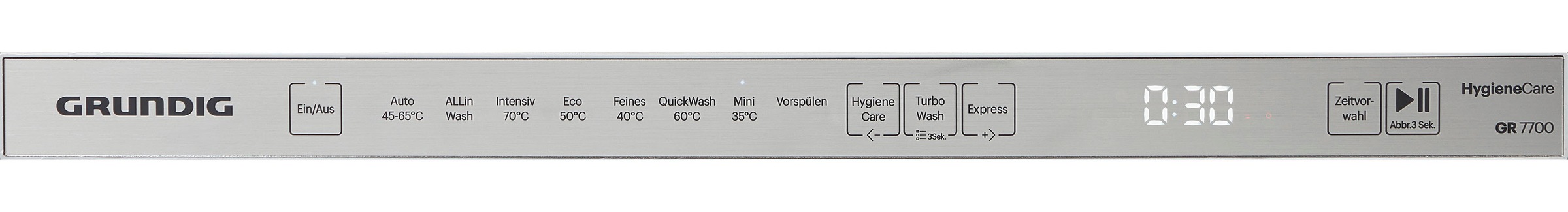 Grundig vollintegrierbarer Geschirrspüler »GSV 42840 7654801635«, 10 Maßgedecke