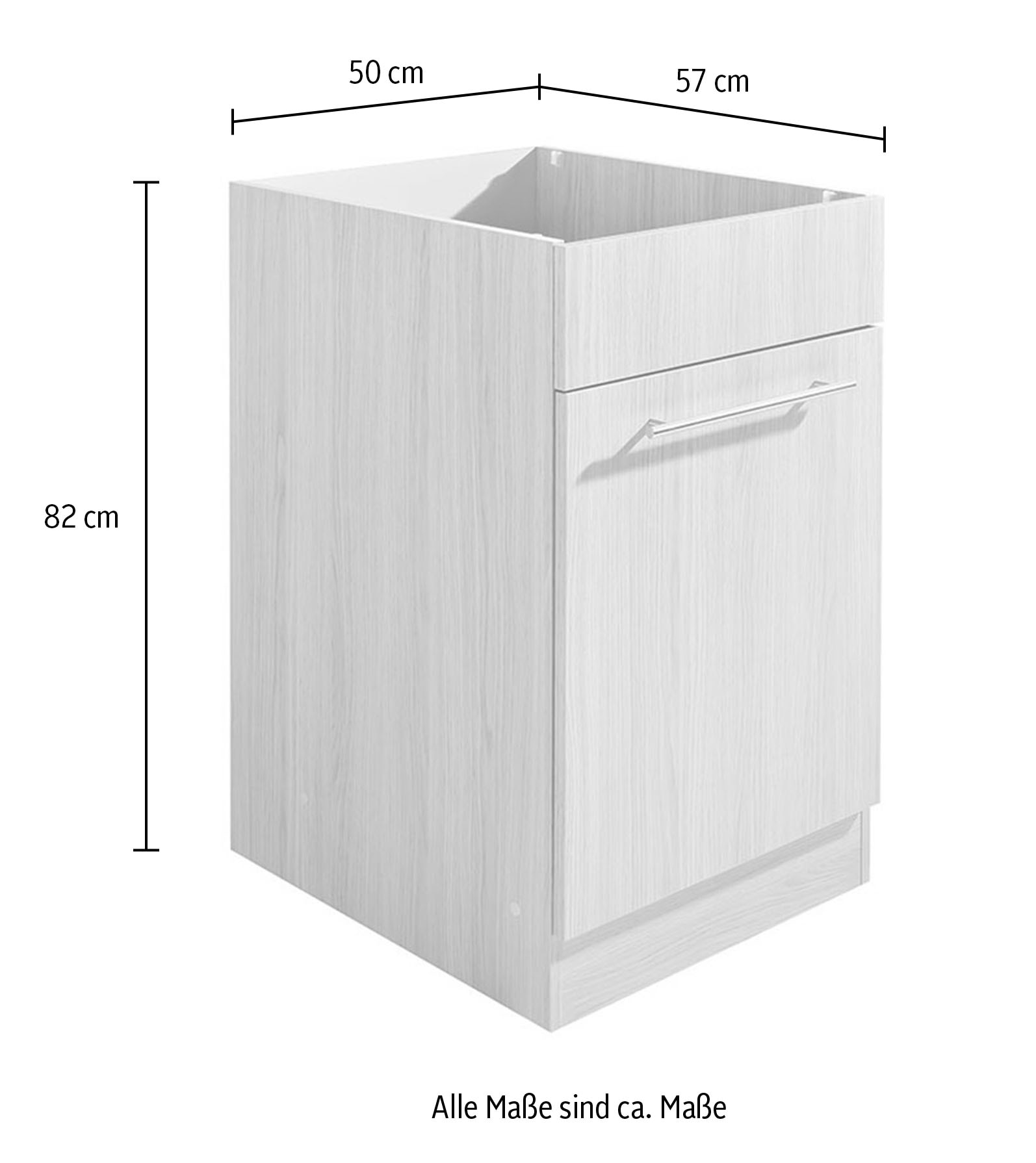 wiho Küchen Spülenschrank »Filo« 50 cm breit, ohne Arbeitsplatte