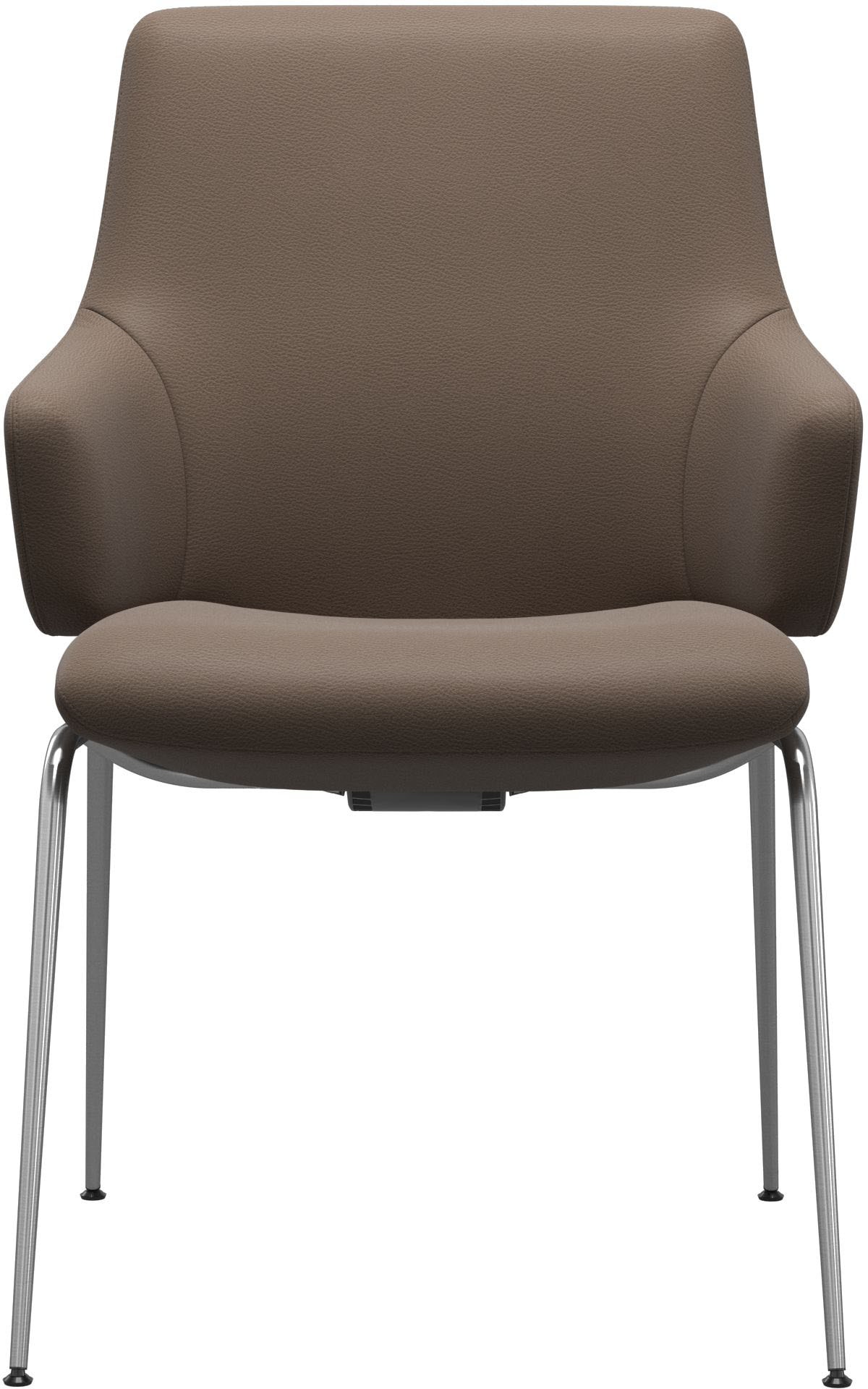 Stressless® Polsterstuhl »Laurel«, Leder BATICK, Low Back mit Armlehne, Größe L, mit Beinen aus Stahl in Chrom matt