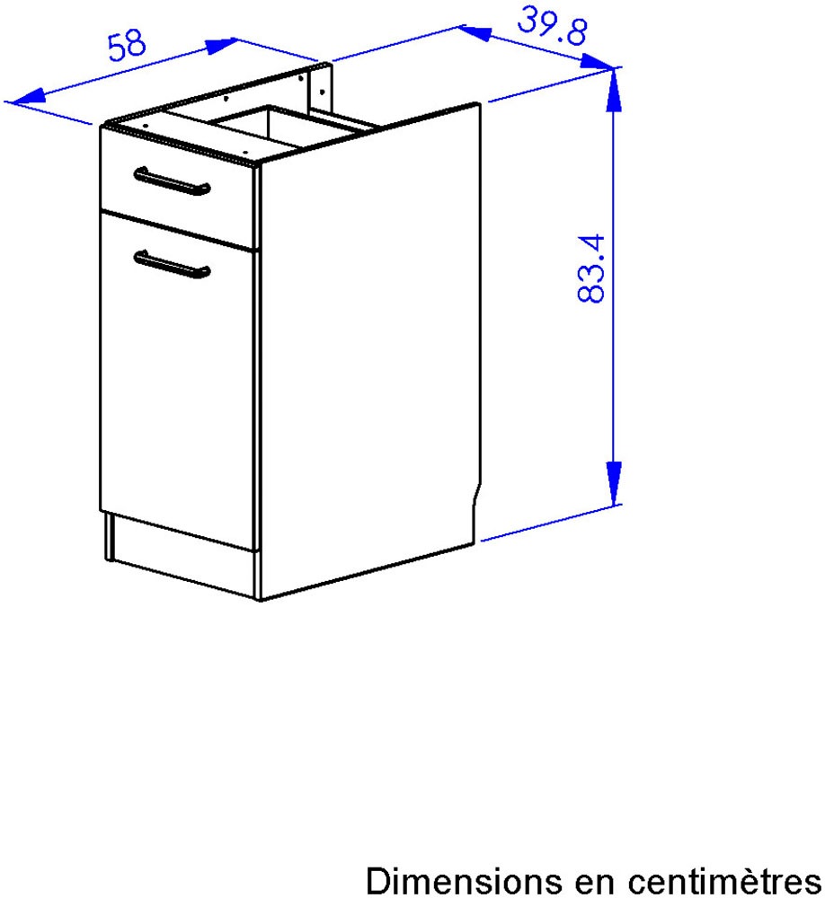 Gami Küchenzeile »Set A B180 ALPAGA« Set,  Ein sehr funktionales Küchenensemble