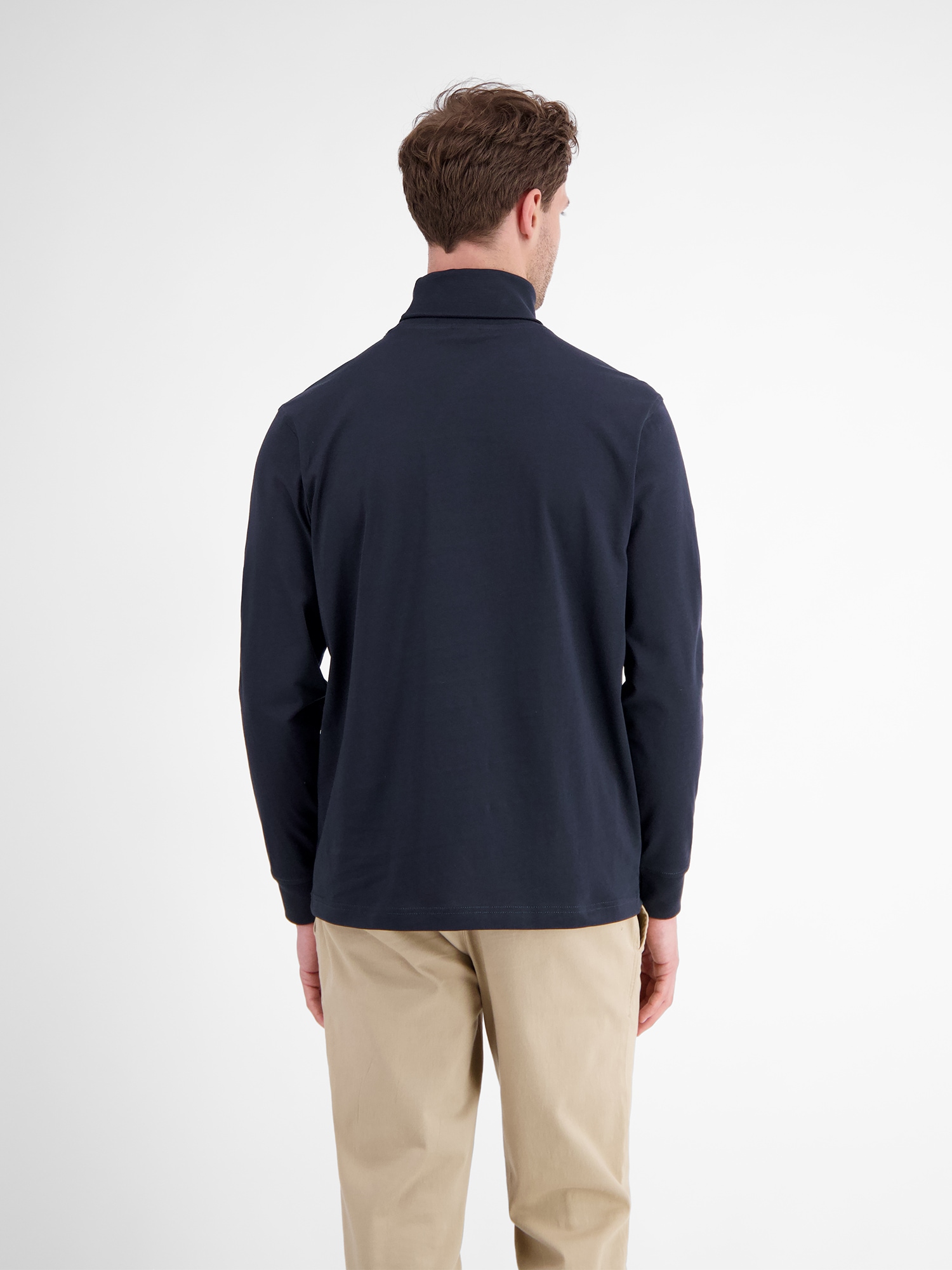 LERROS Sweatshirt »LERROS Rollkragenshirt aus weicher Baumwolle«