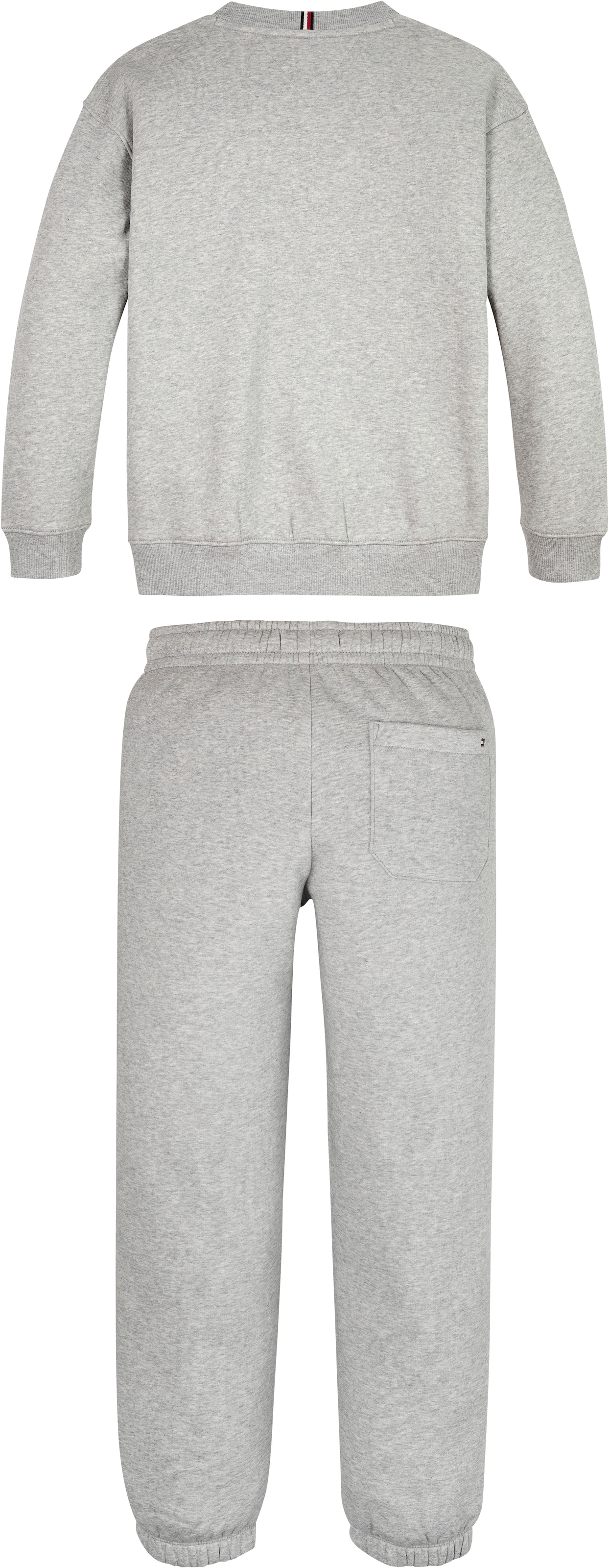 Tommy Hilfiger Shirt & Hose »U TIMELESS FLEECE SET«, Kinder bis 16 Jahre, Basic, Rundhals, Hose mit Gummizug