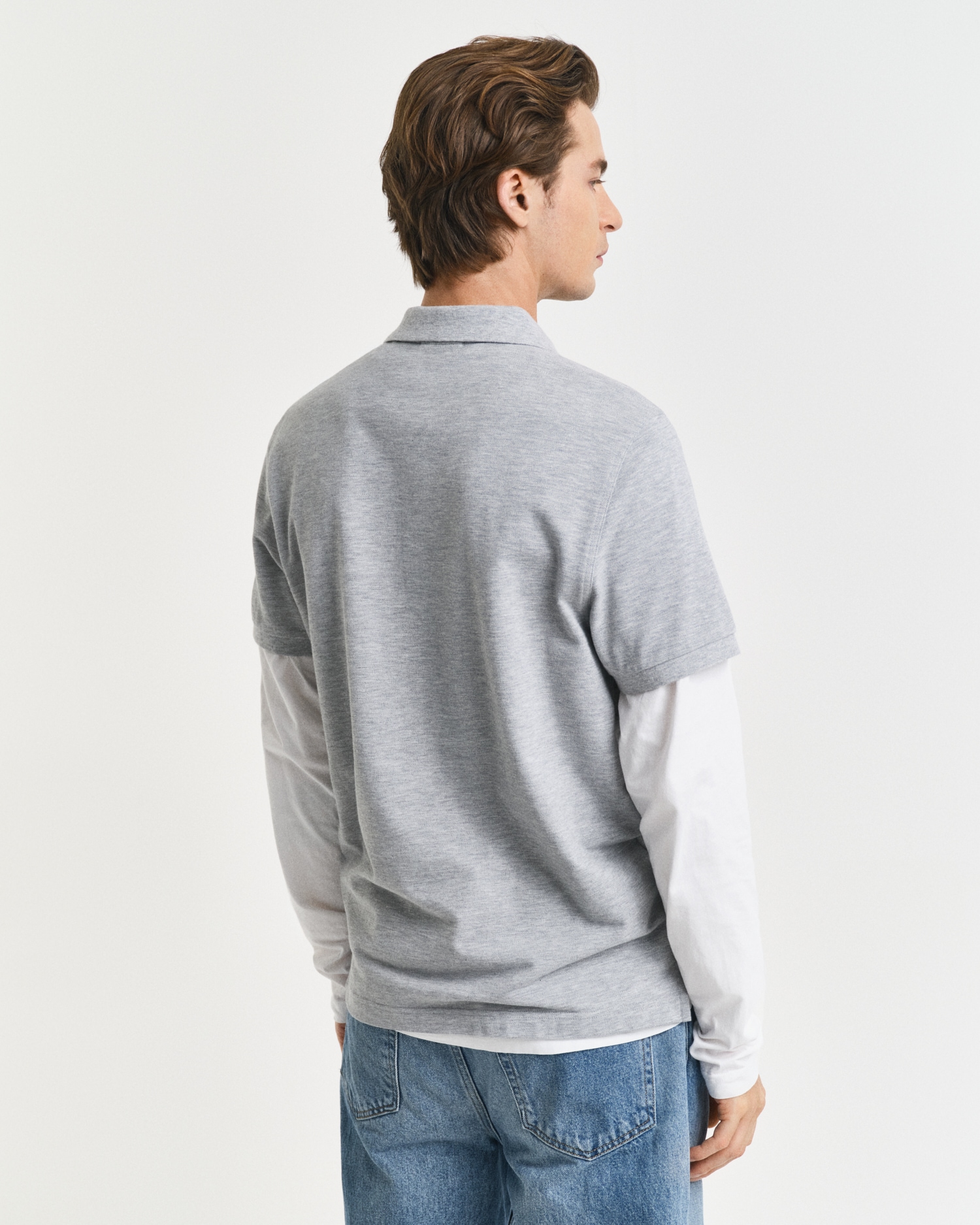 Gant Poloshirt »REG SHIELD SS PIQUE POLO«, mit Logo und Flachstrickkragen 100% Baumwolle Pique