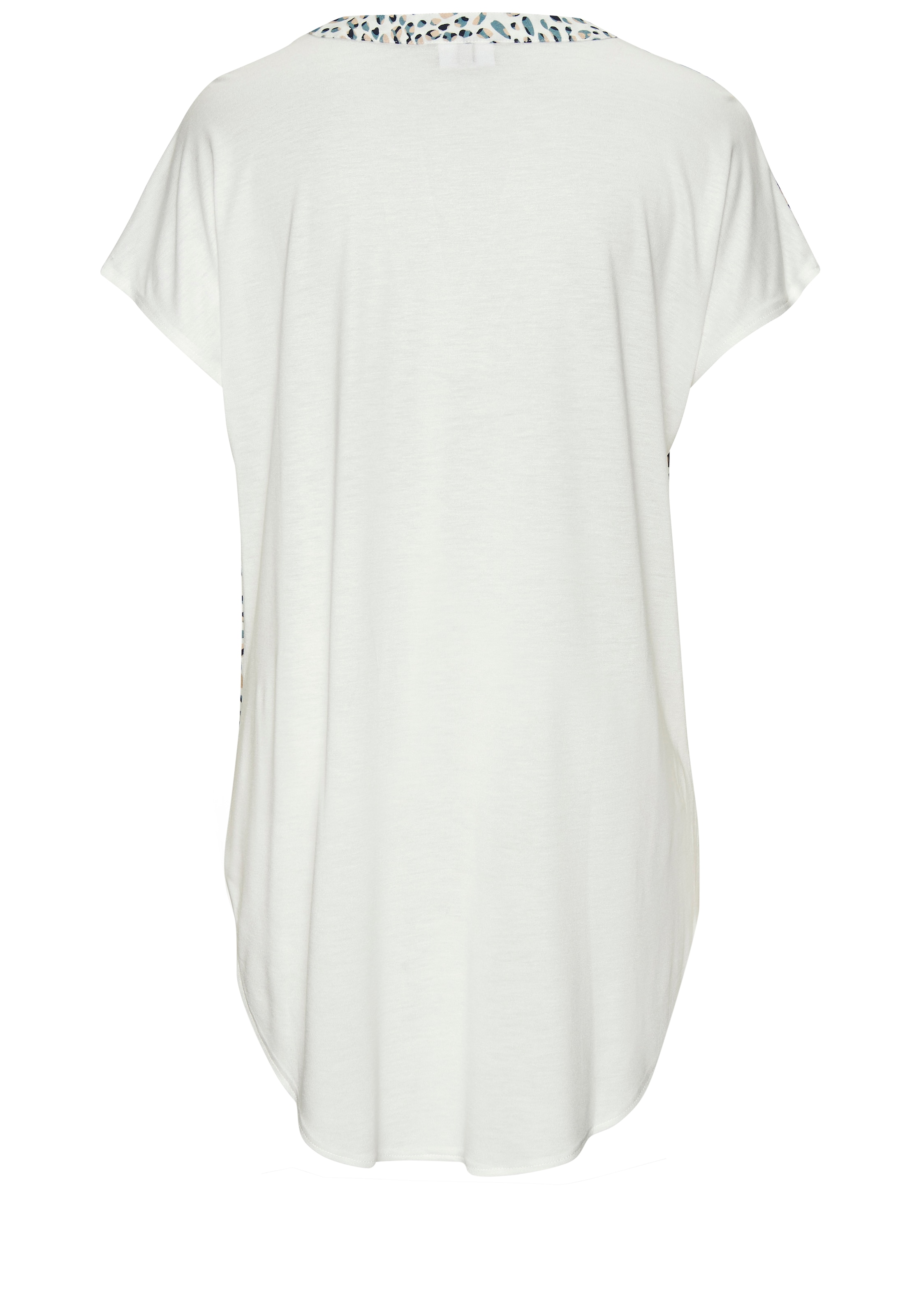 Beachtime Longshirt aus Materialmix