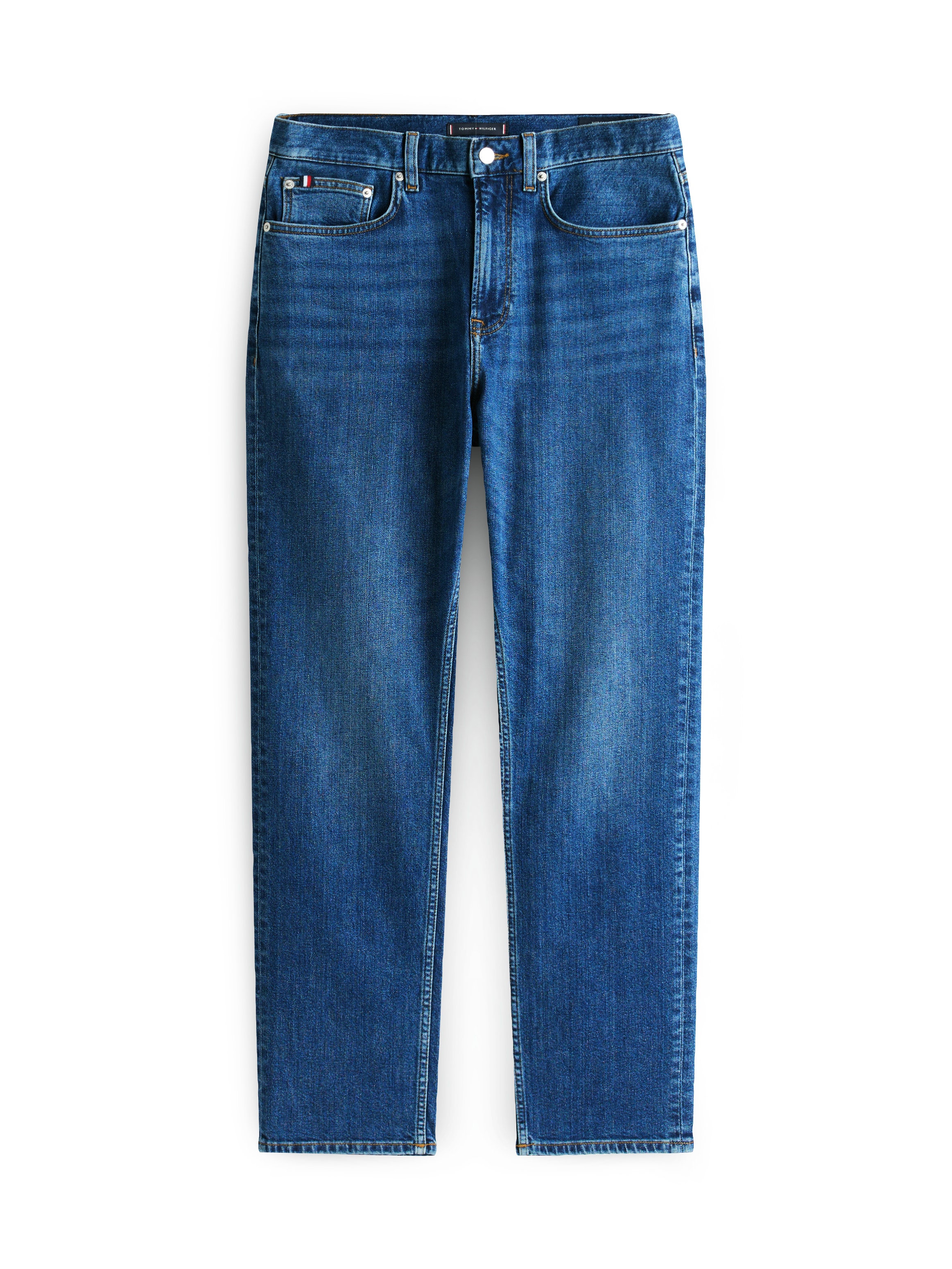 Tommy Hilfiger Straight-Jeans, in blauer Waschung