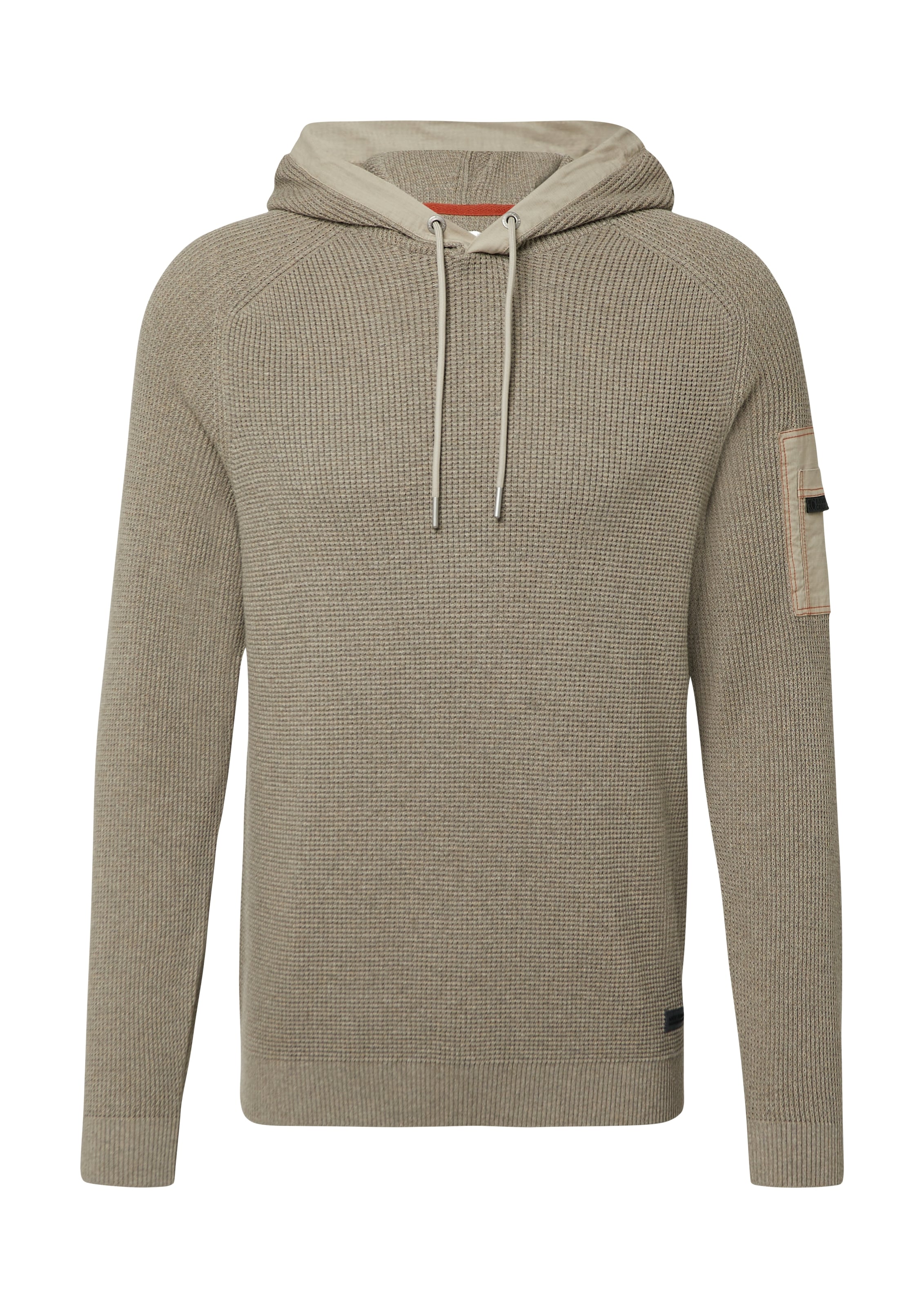 s.Oliver Strickpullover, mit Kapuze und Kordelzug